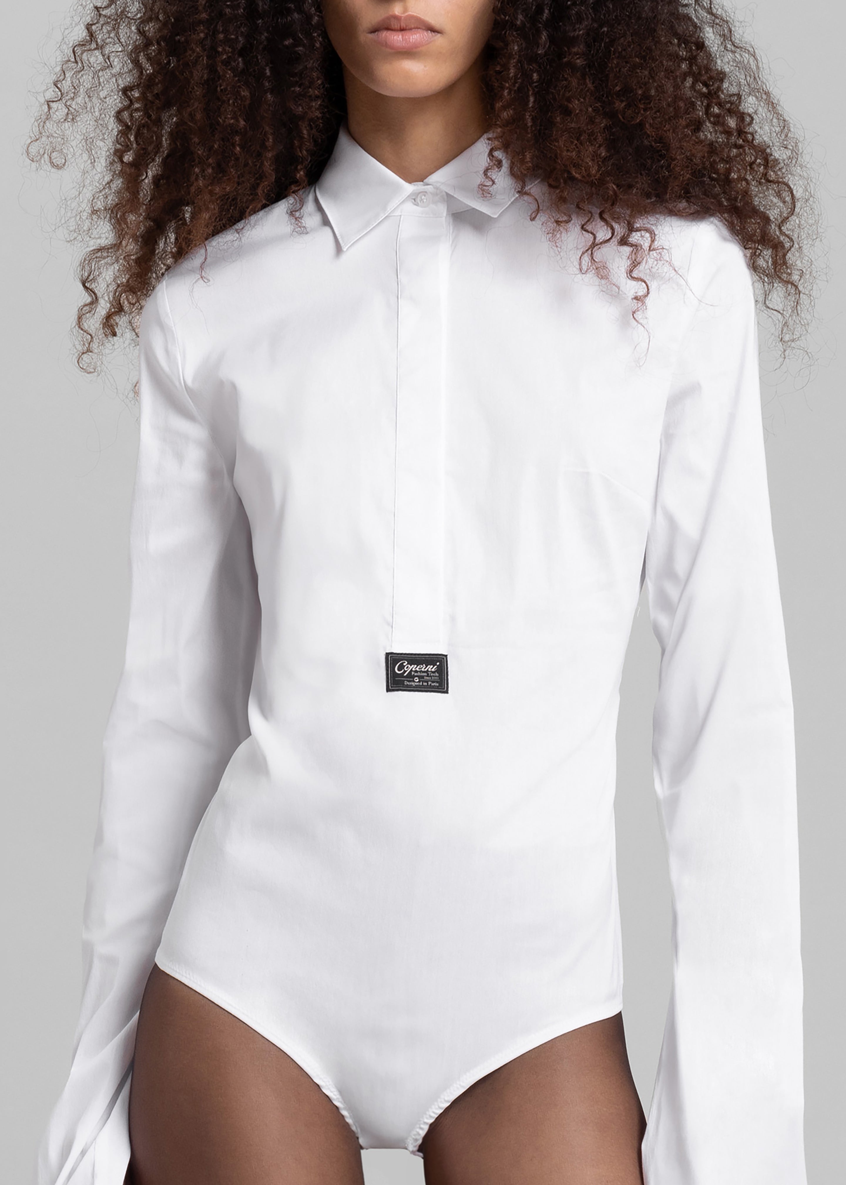 Coperni Shirt Bodysuit - White - 3