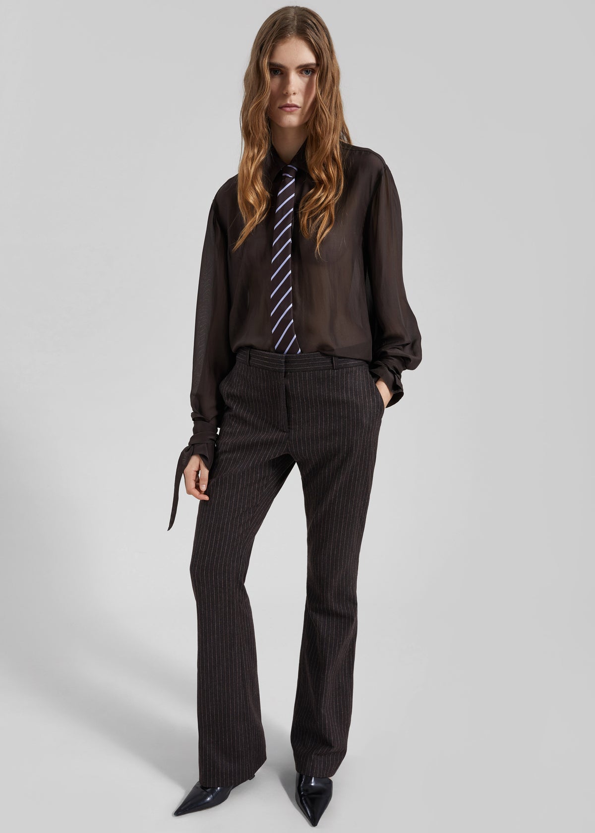 Coperni Boyfriend Pants - Brown - 1