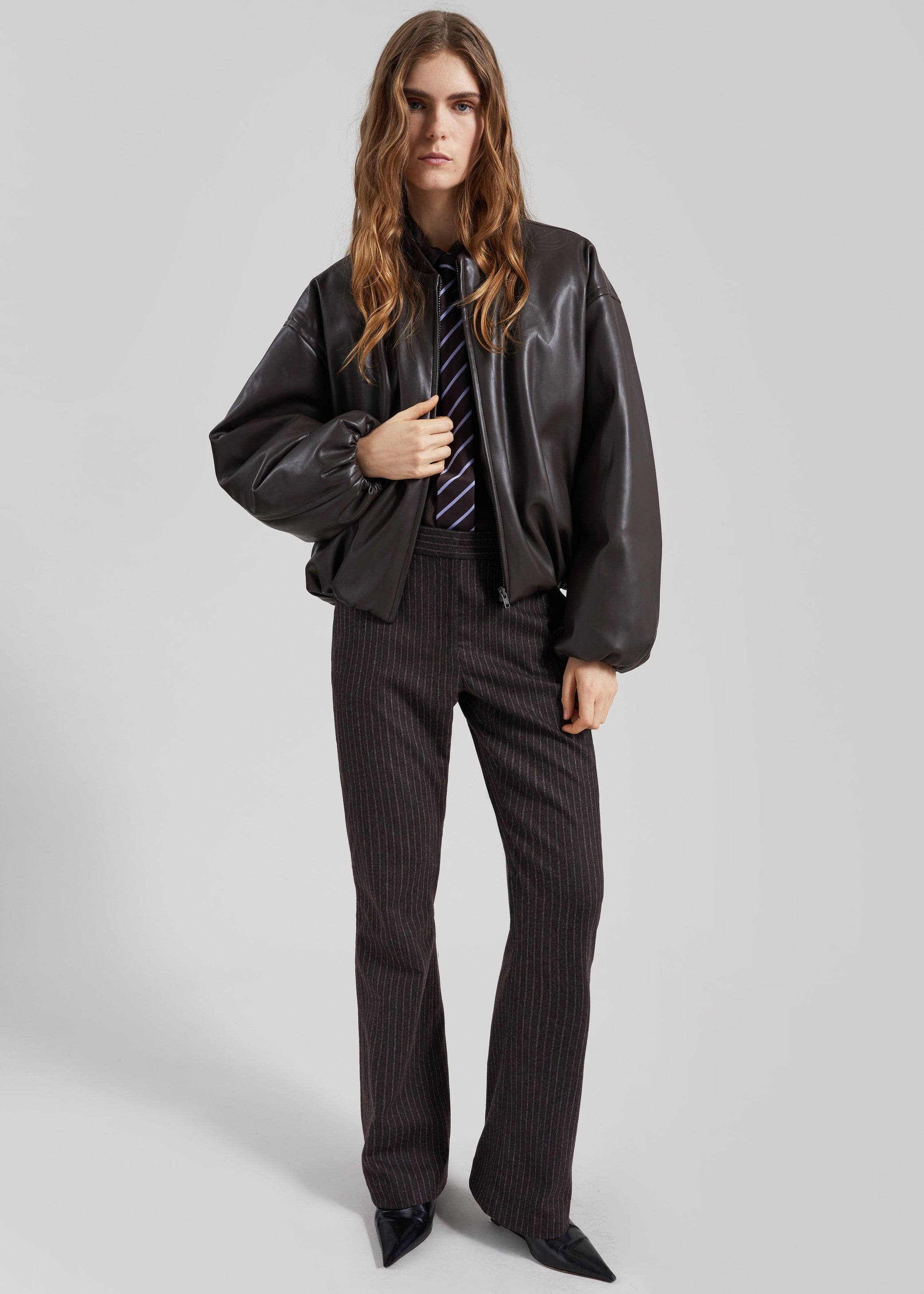 Shop the look image for Coperni Boyfriend Pants - Brown