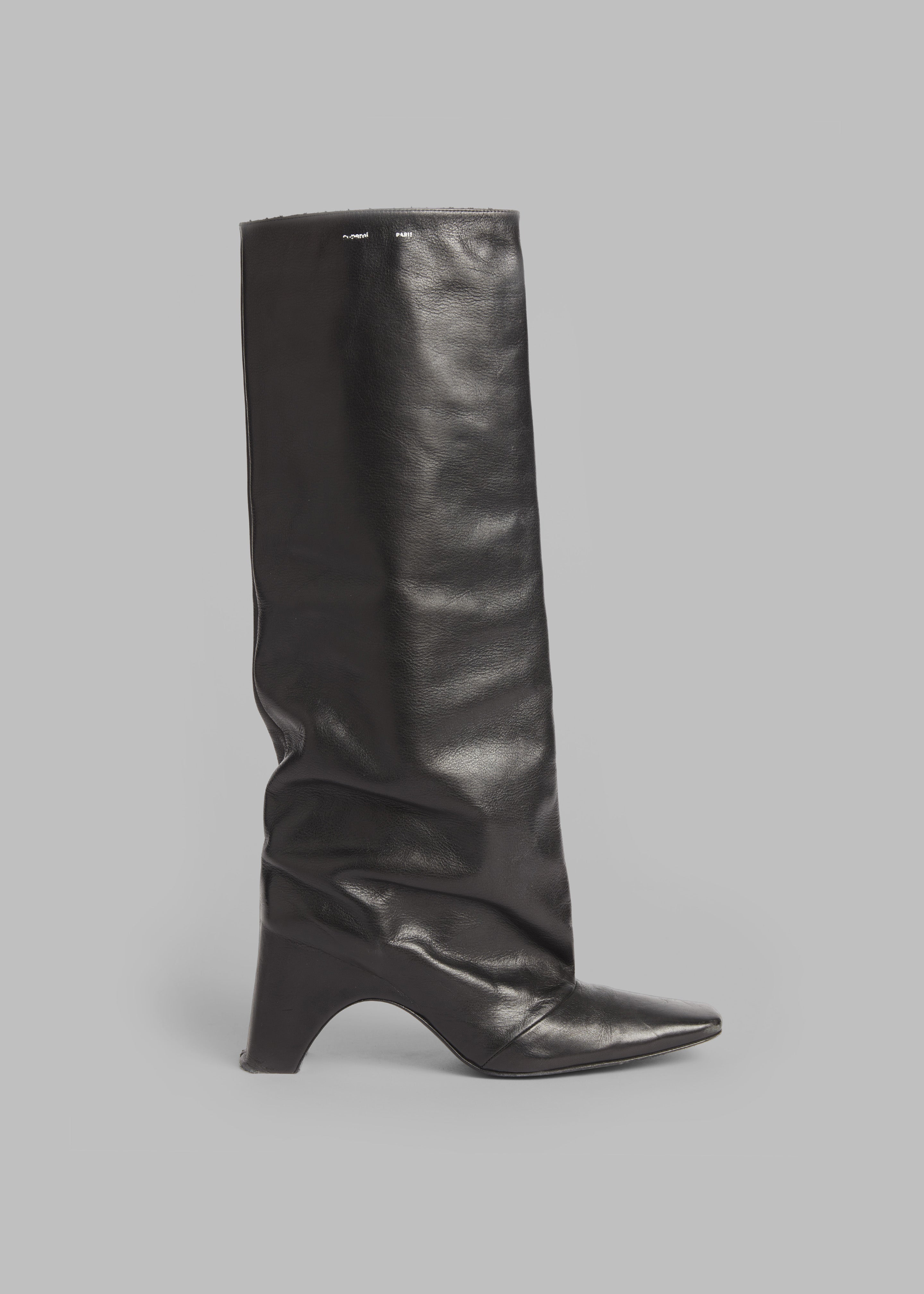 Coperni Bridge Leather Boots - Black - 2