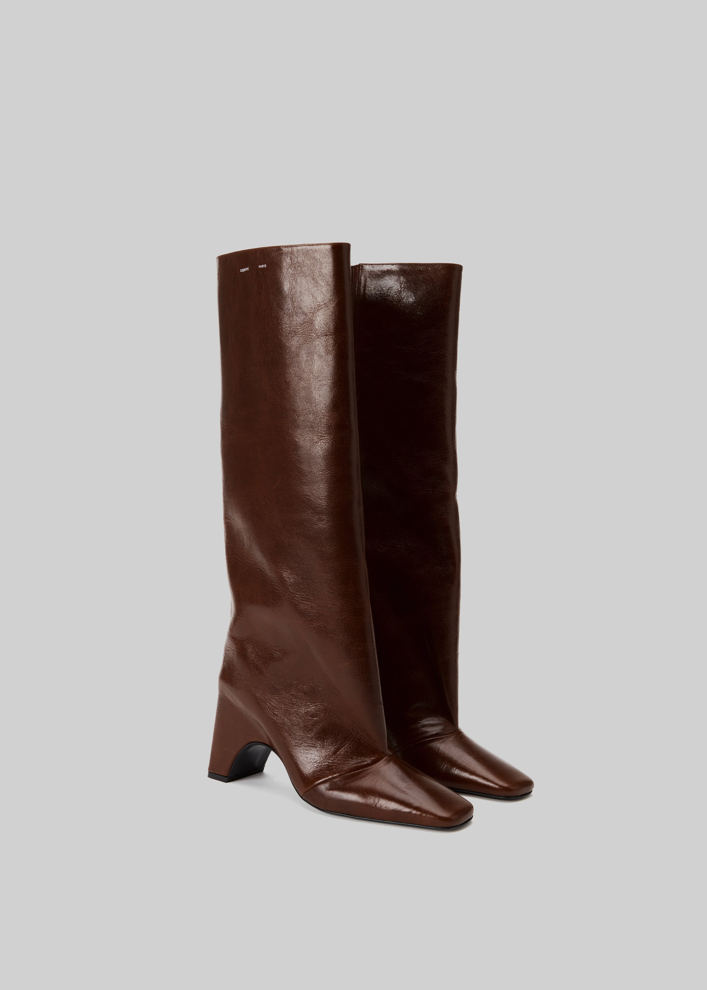 Coperni Bridge Boots - Dark Brown - 4