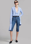 Coperni Cropped Denim Pants - Blue