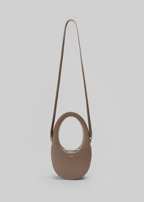 Coperni Crossbody Mini Swipe Bag - Brown