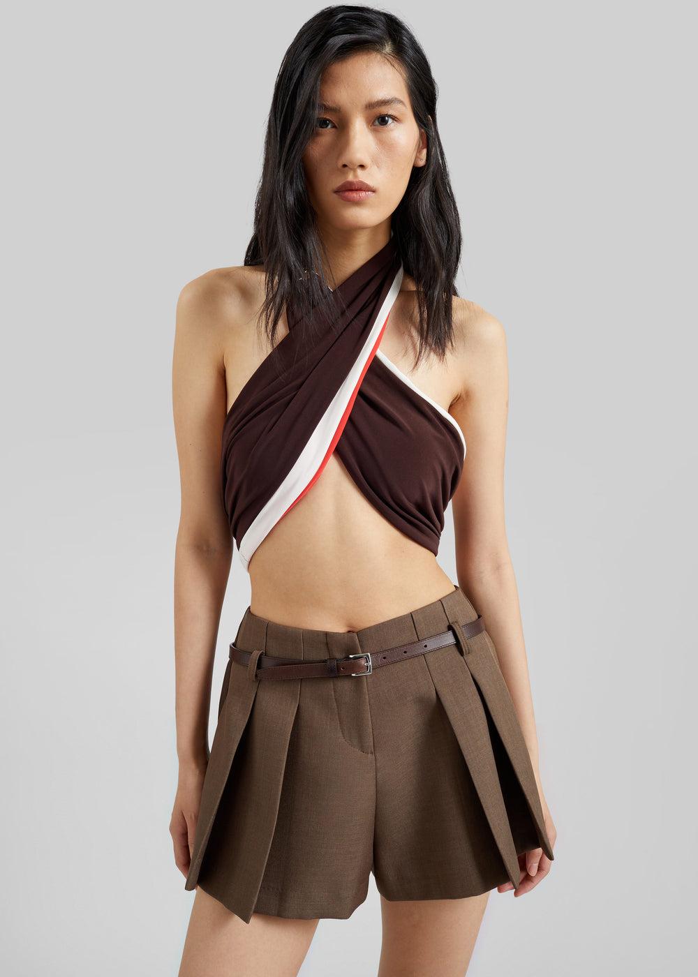 Coperni Crossed Top - Red