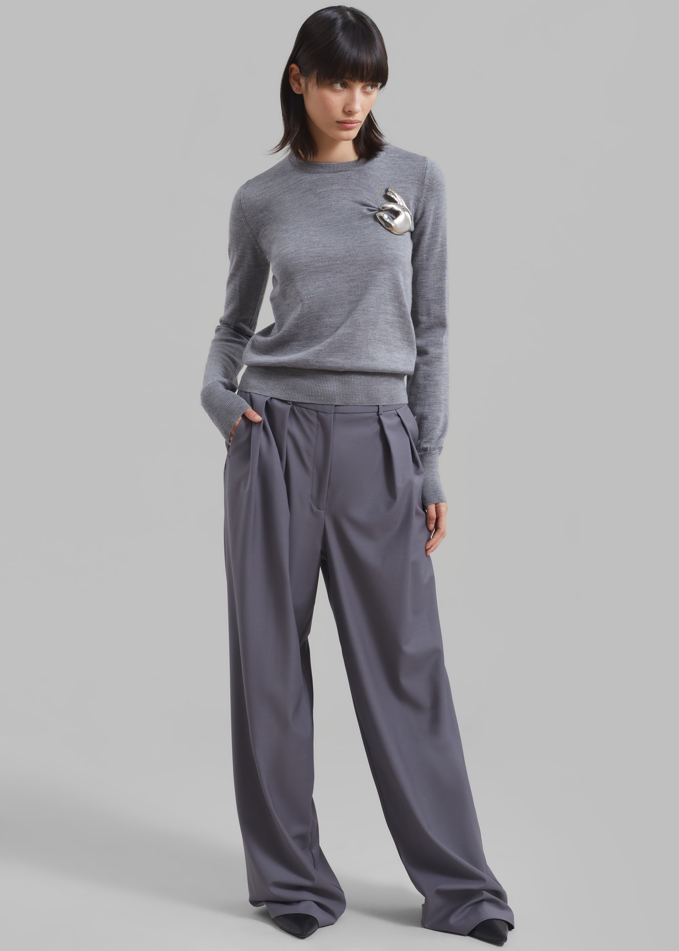 Coperni Emoji Sweater - Grey - 5