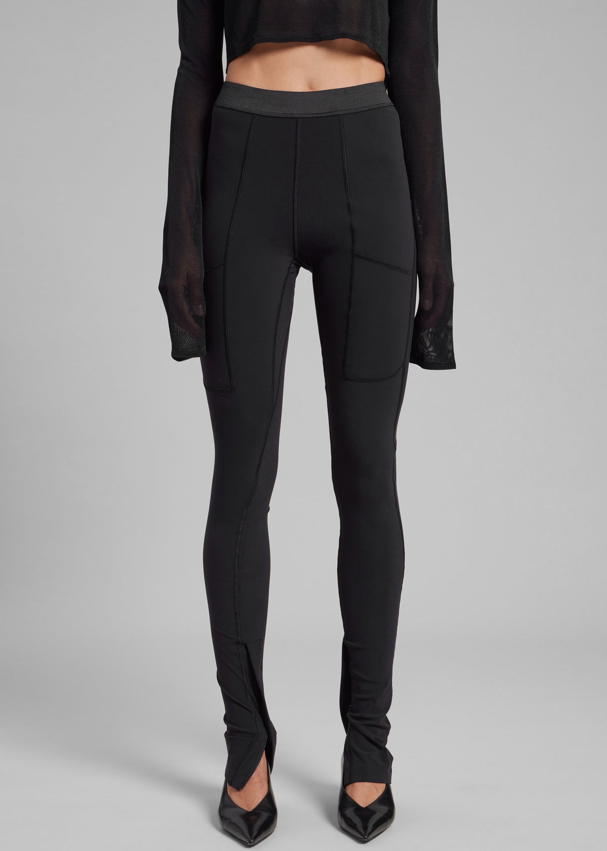 Coperni Eurojersey Leggings - Black - 4