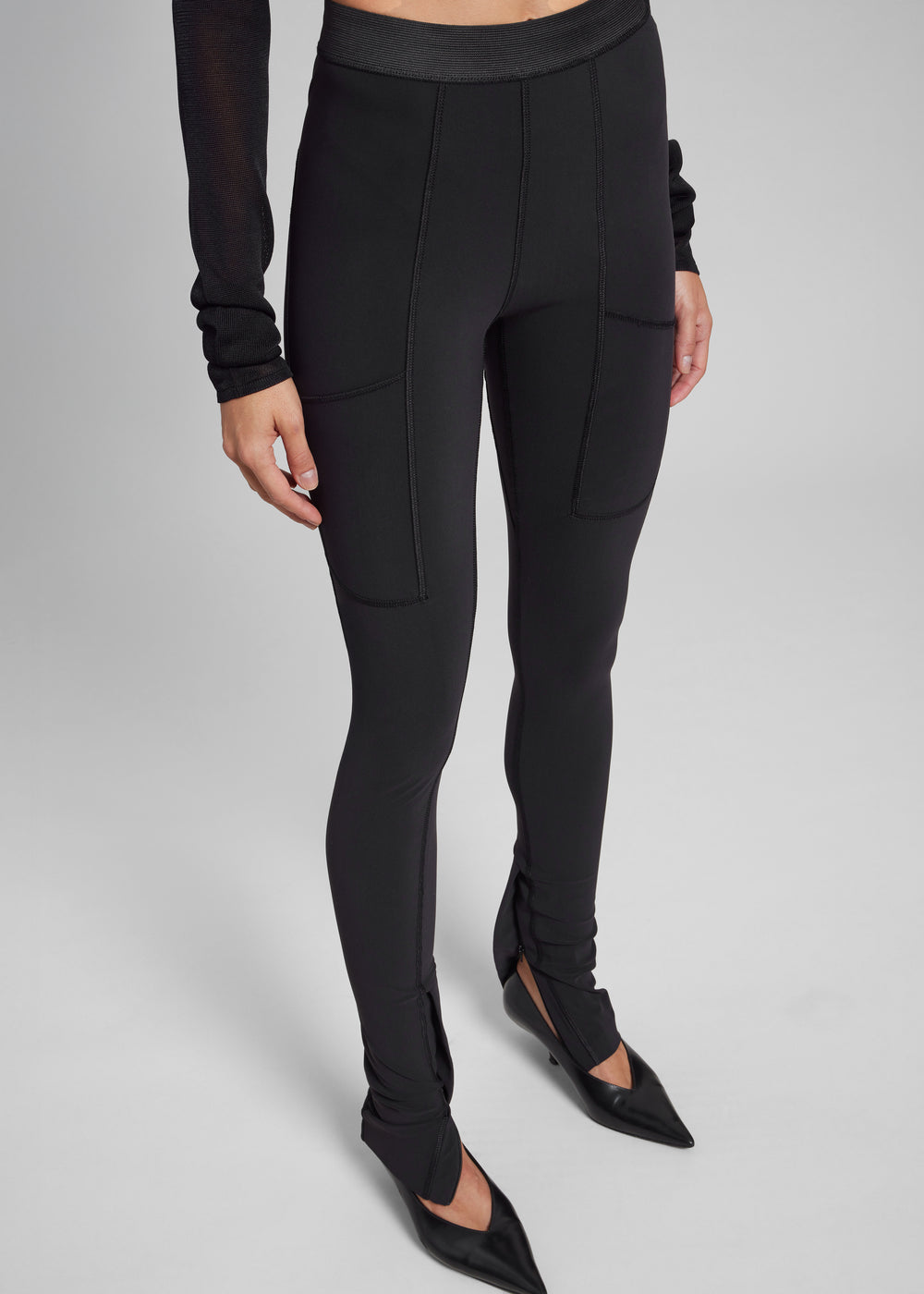 Coperni Eurojersey Leggings - Black