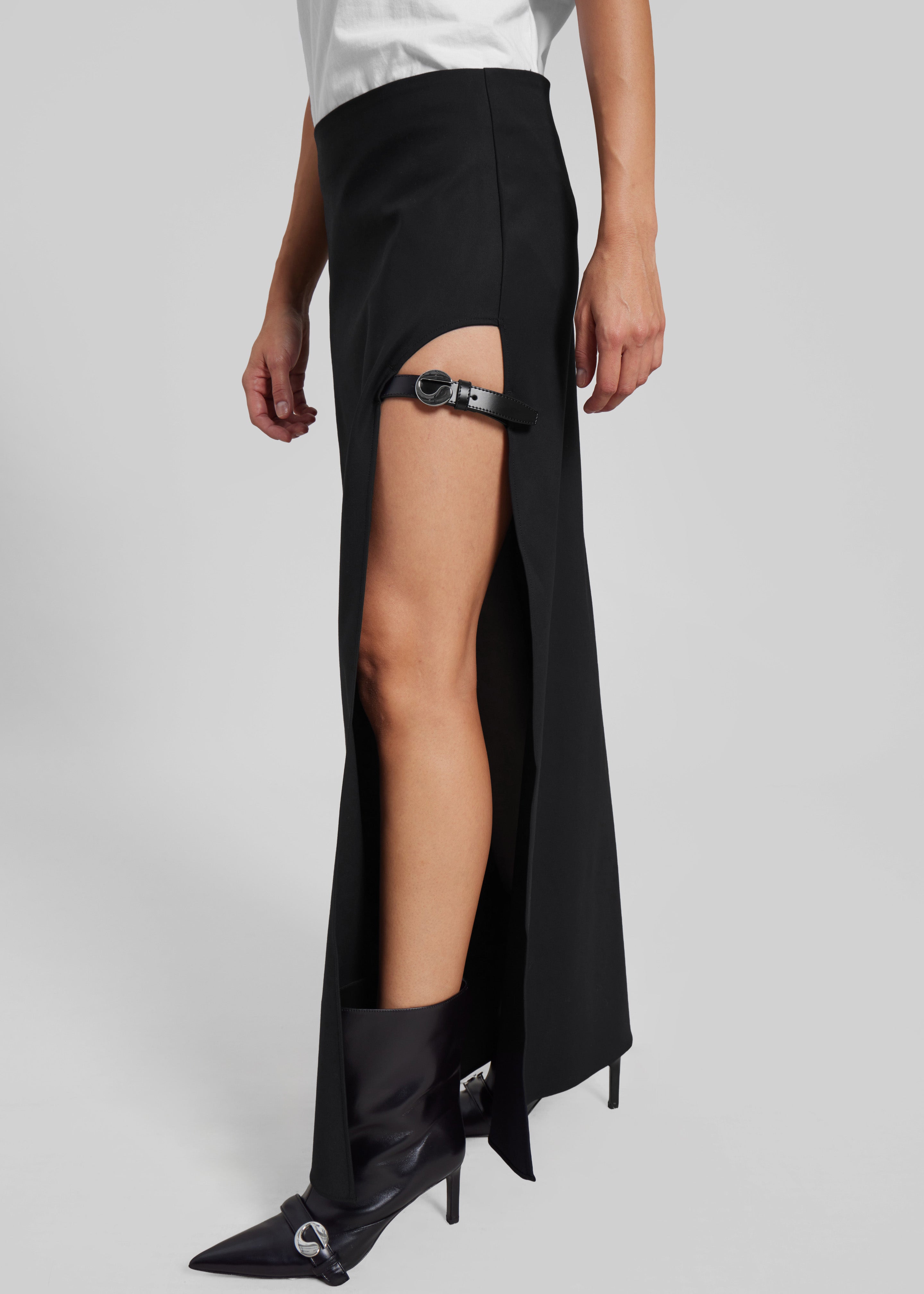 Coperni Garter Belt Skirt - Black - 2