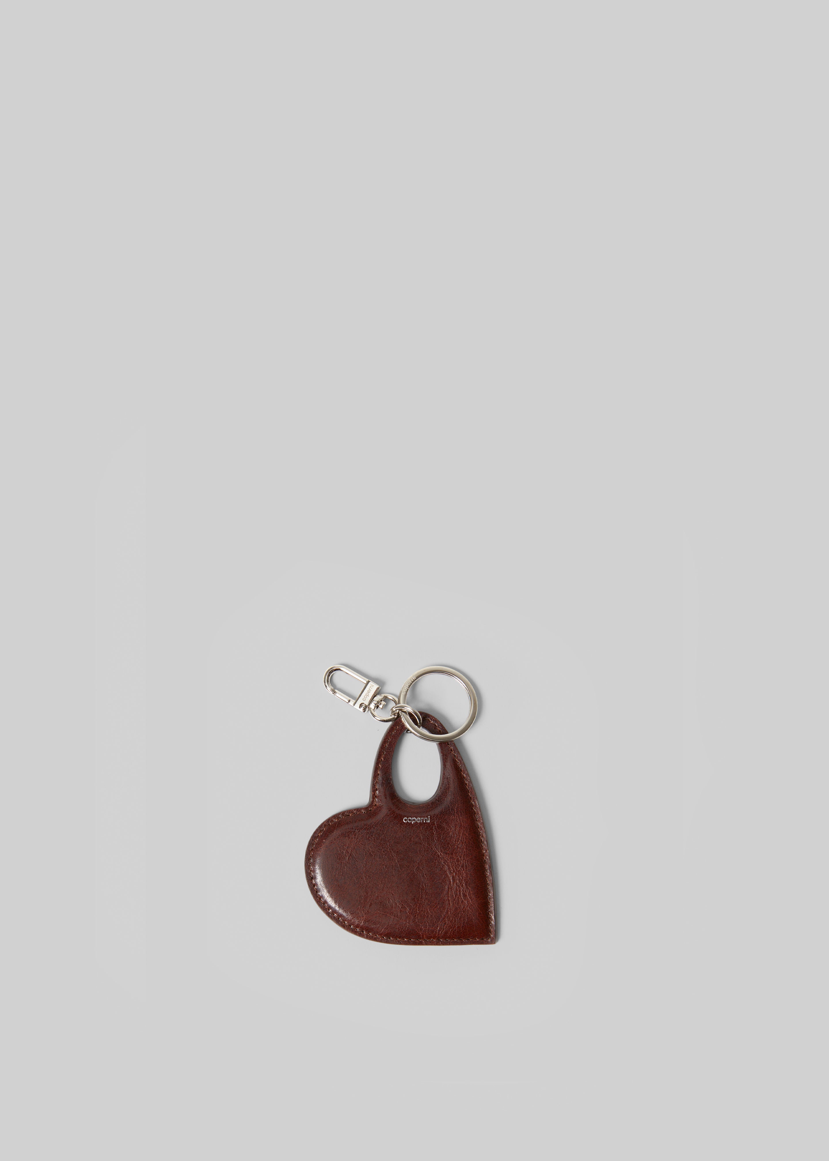 Coperni Heart Keychain - Brown - 1