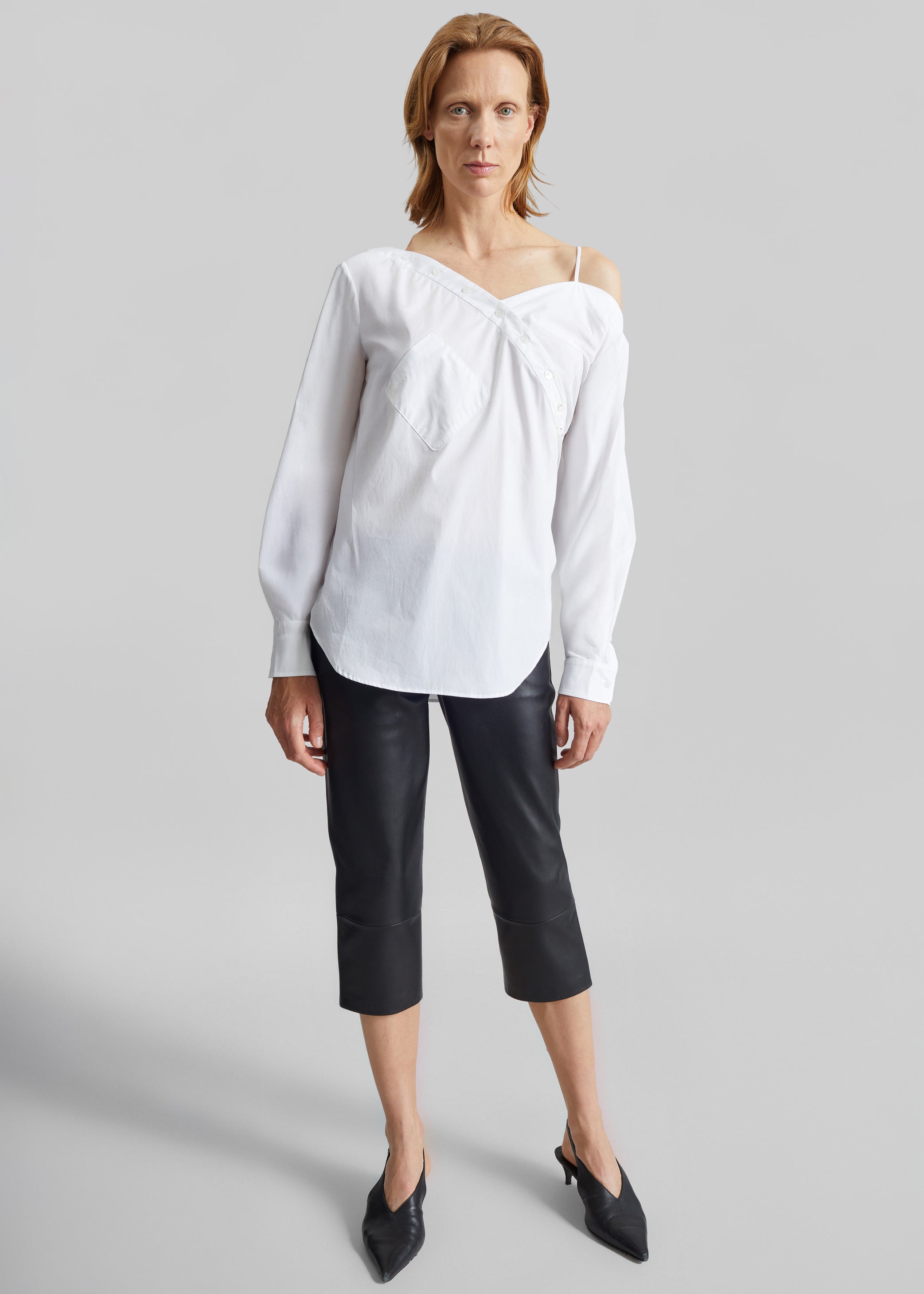 Shop the look image for Coperni Heart Shirt - White