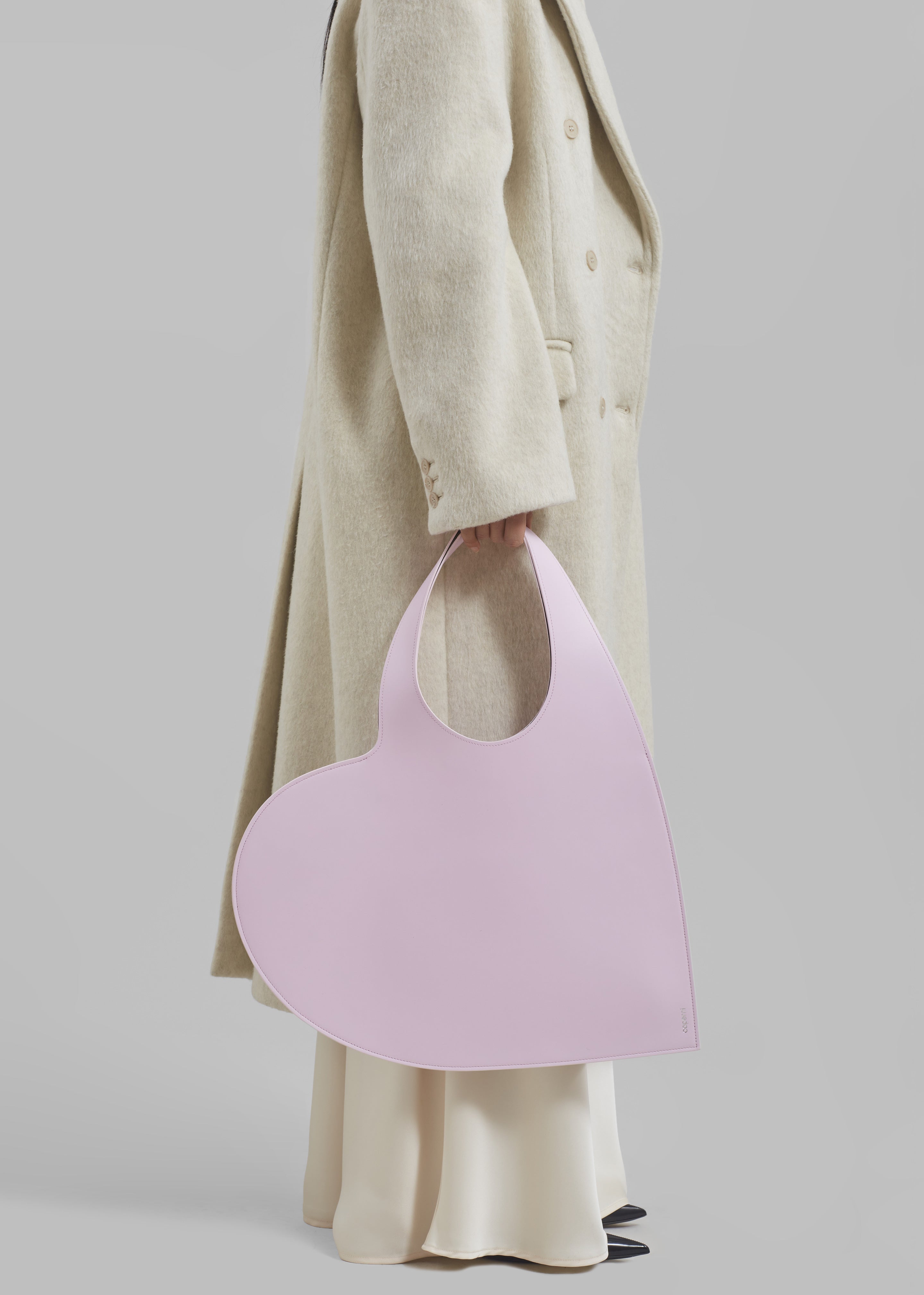 Coperni Heart Tote Bag - Light Pink - 3