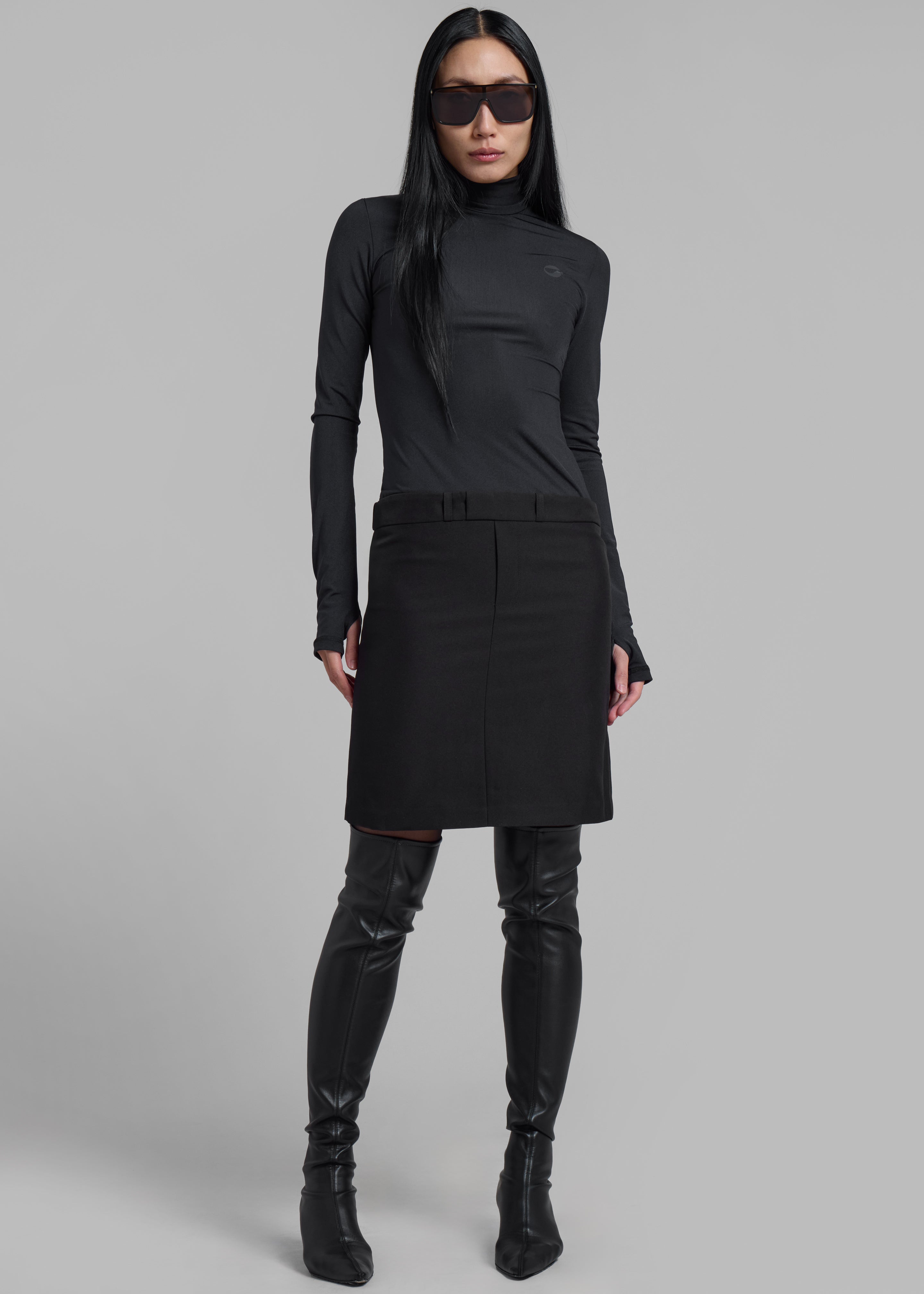 Coperni Hybrid Tailored Dress - Black - 3