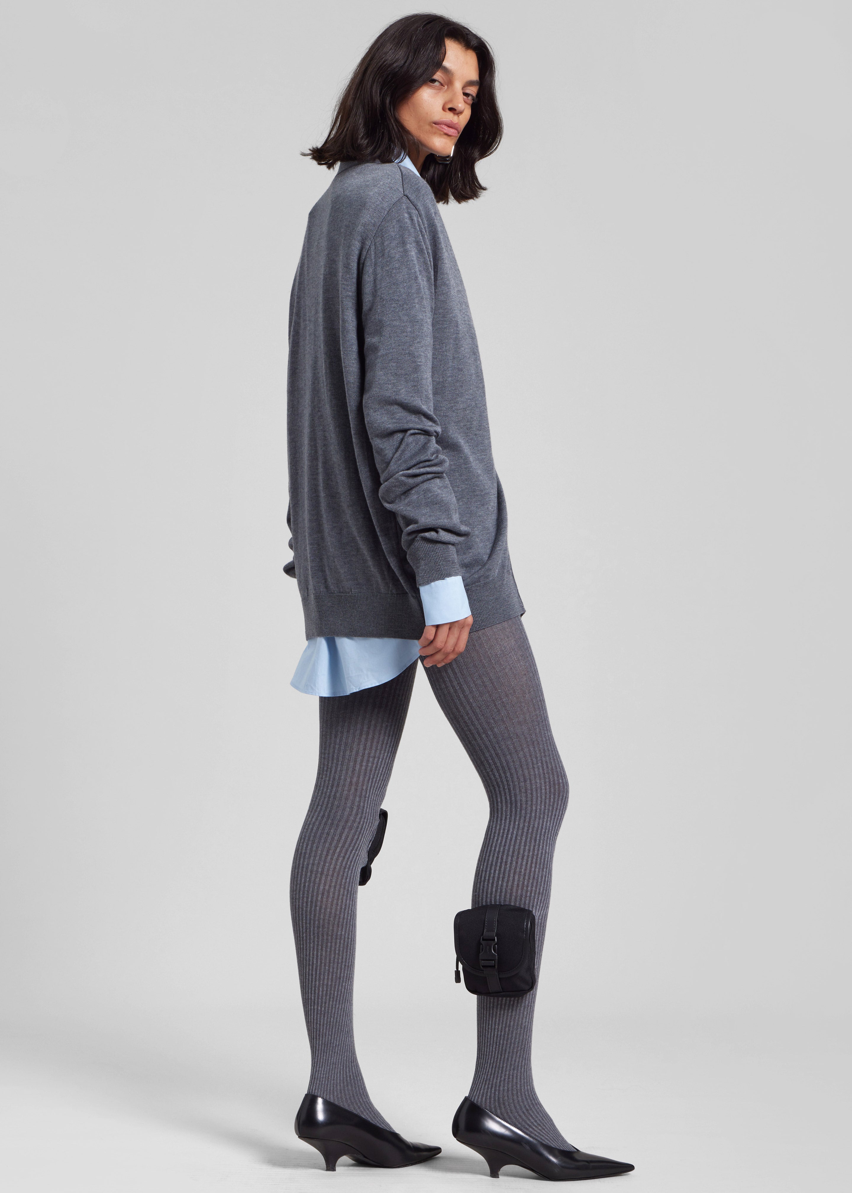 Coperni Knit Tights - Grey - 6