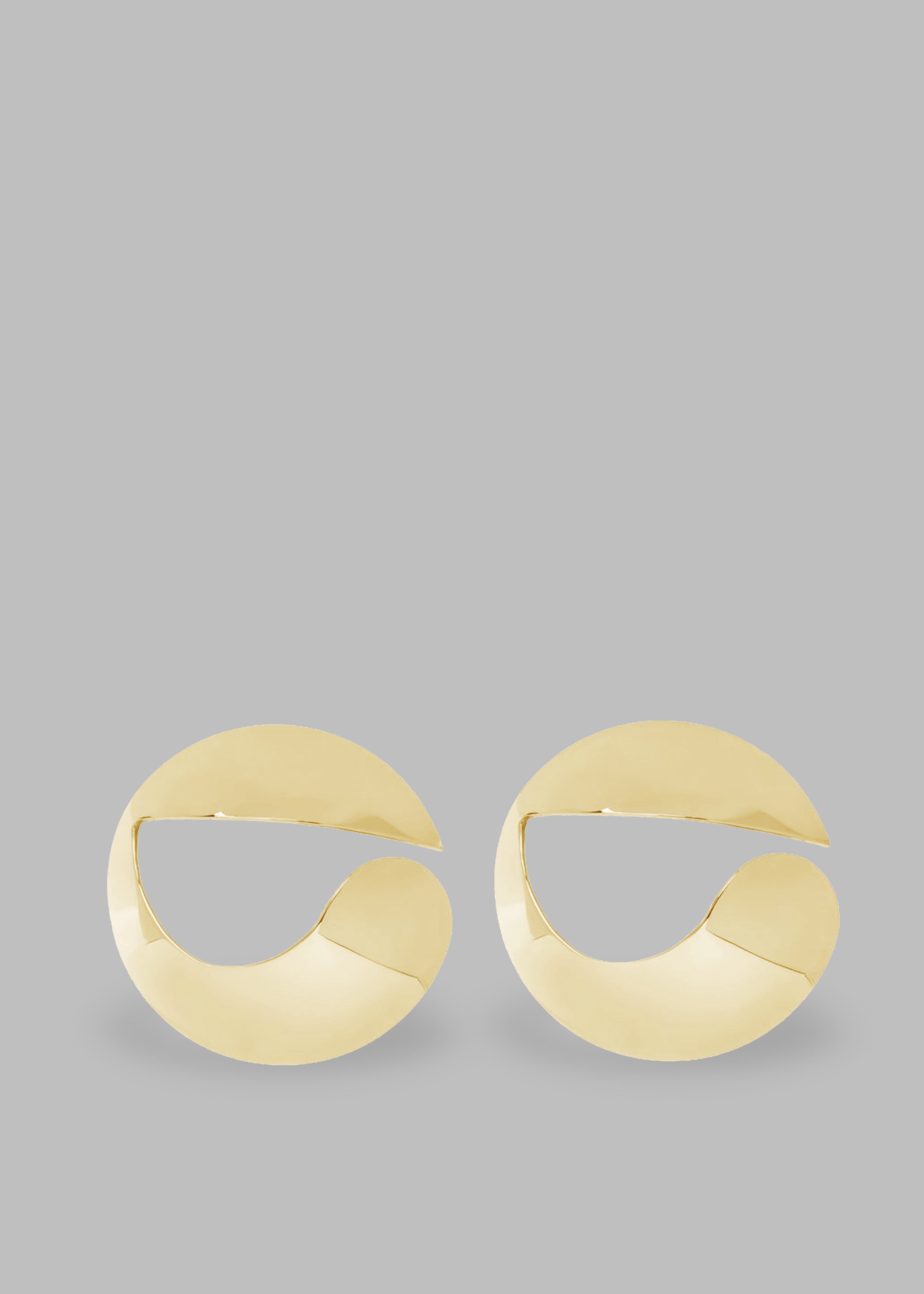 Coperni Logo Earrings - Gold - 6