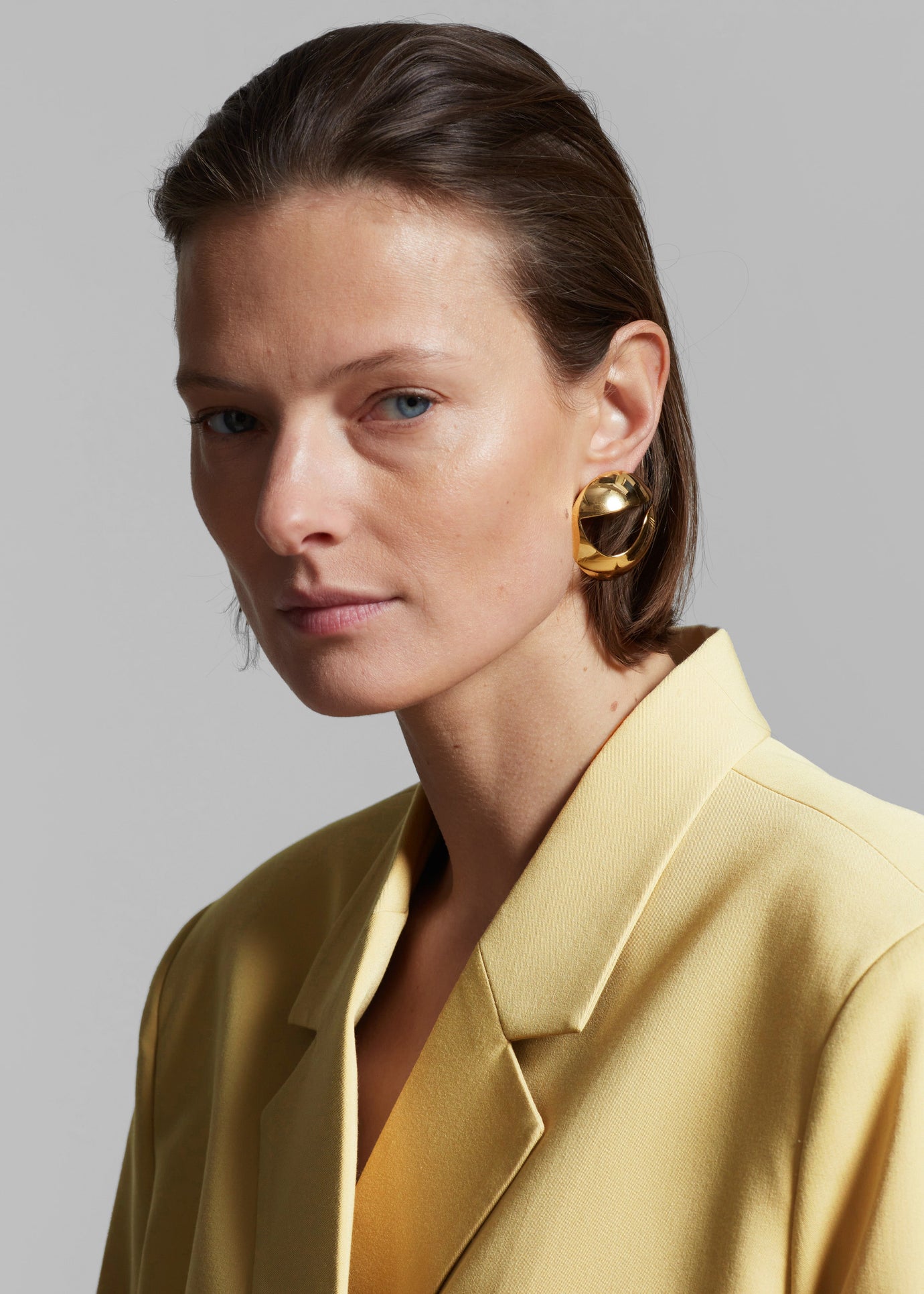 Coperni Logo Earrings - Gold - 1