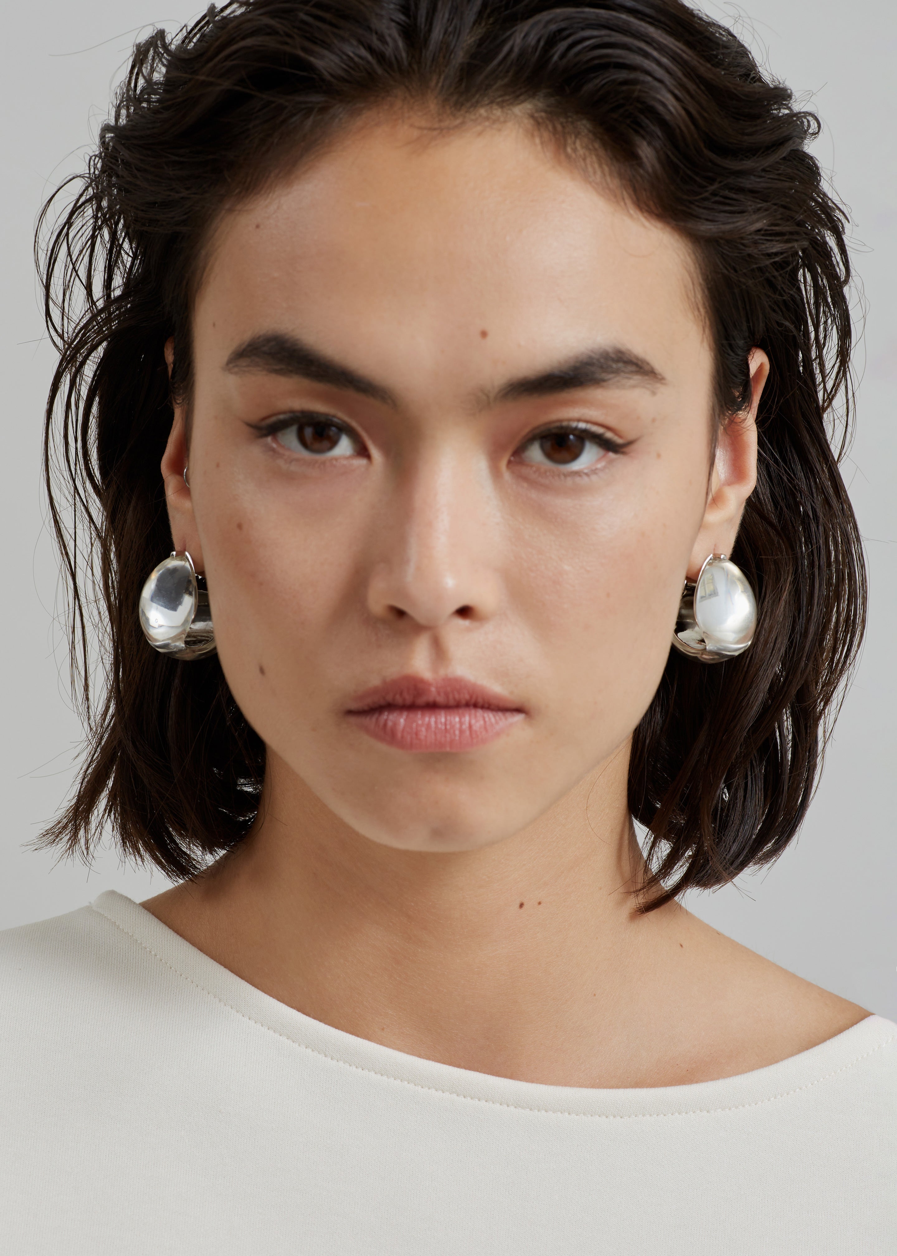 Coperni Logo Earrings - Clear Transparent - 6