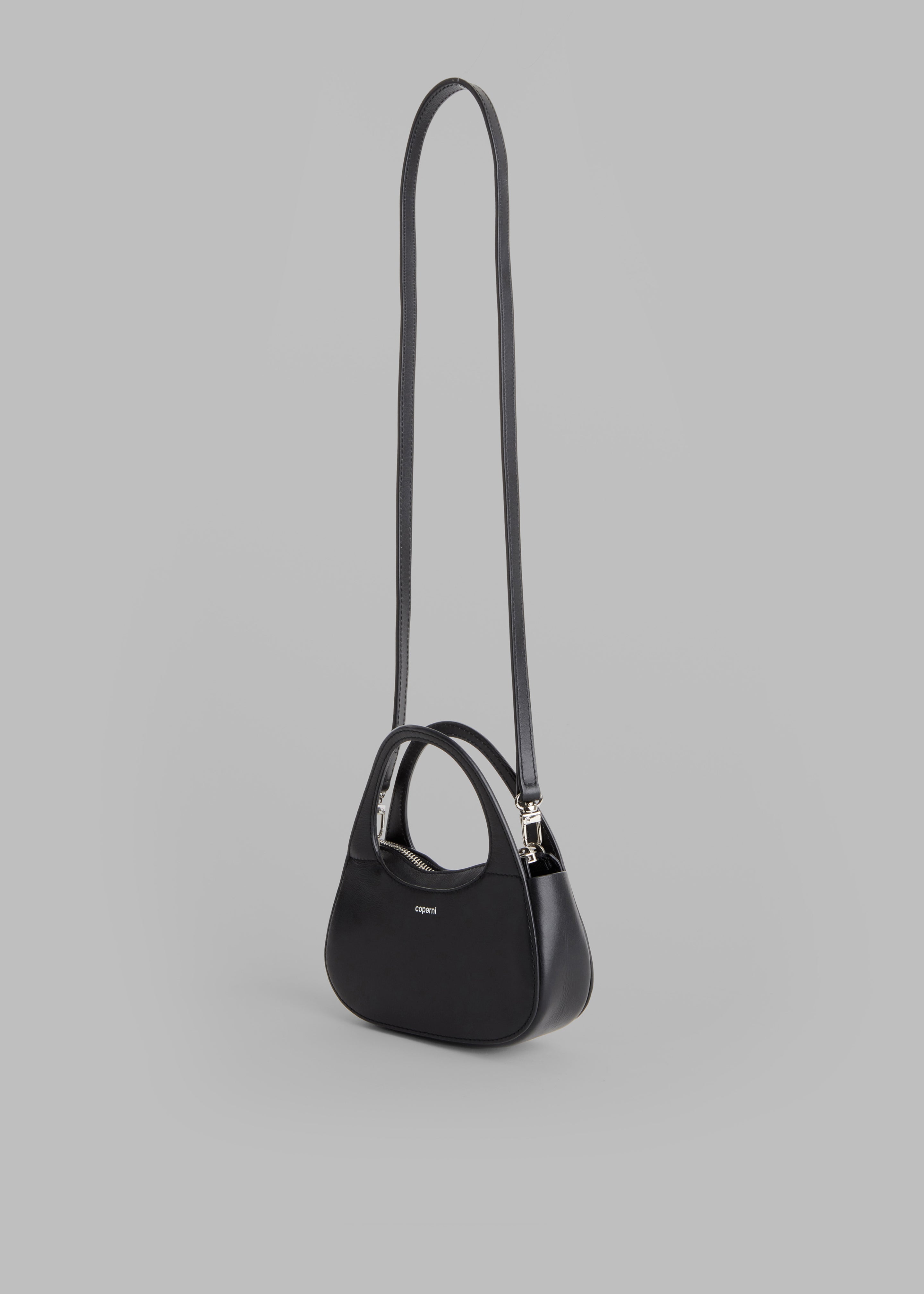 Coperni Micro Baguette Swipe Bag - Black - 5