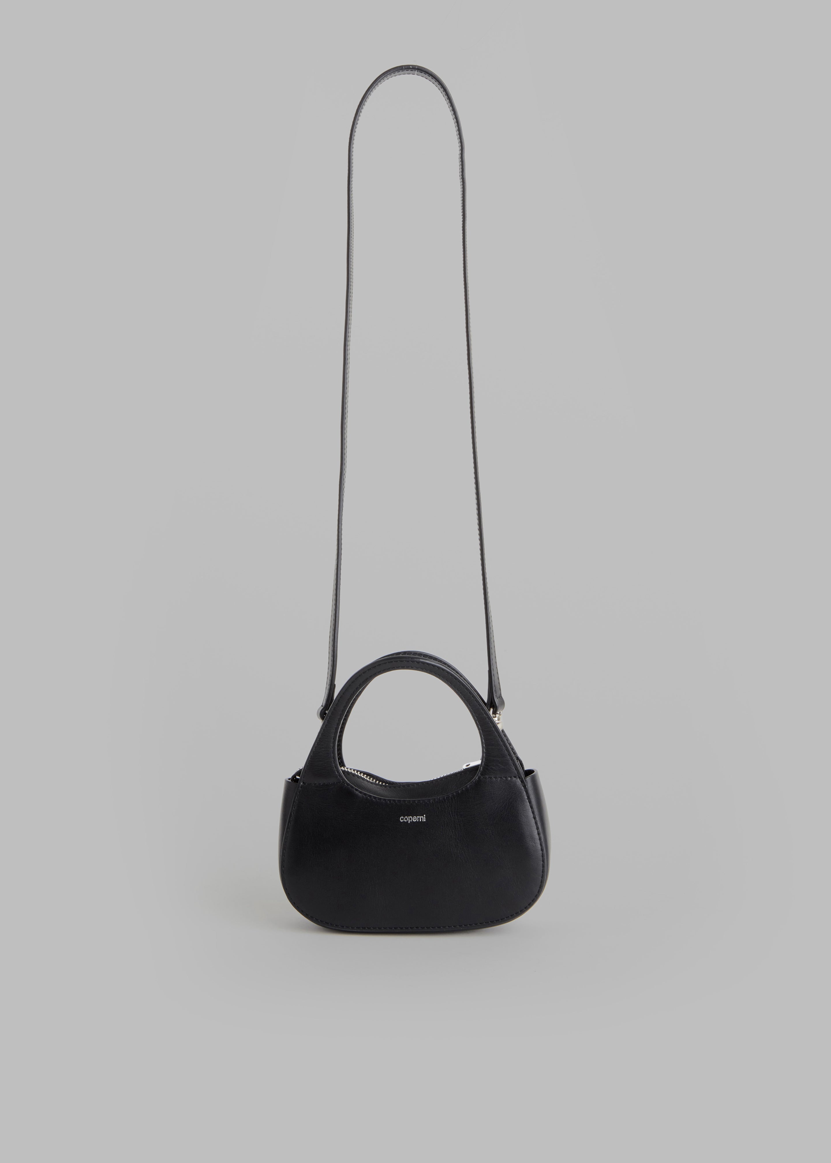 Coperni Micro Baguette Swipe Bag - Black - 1