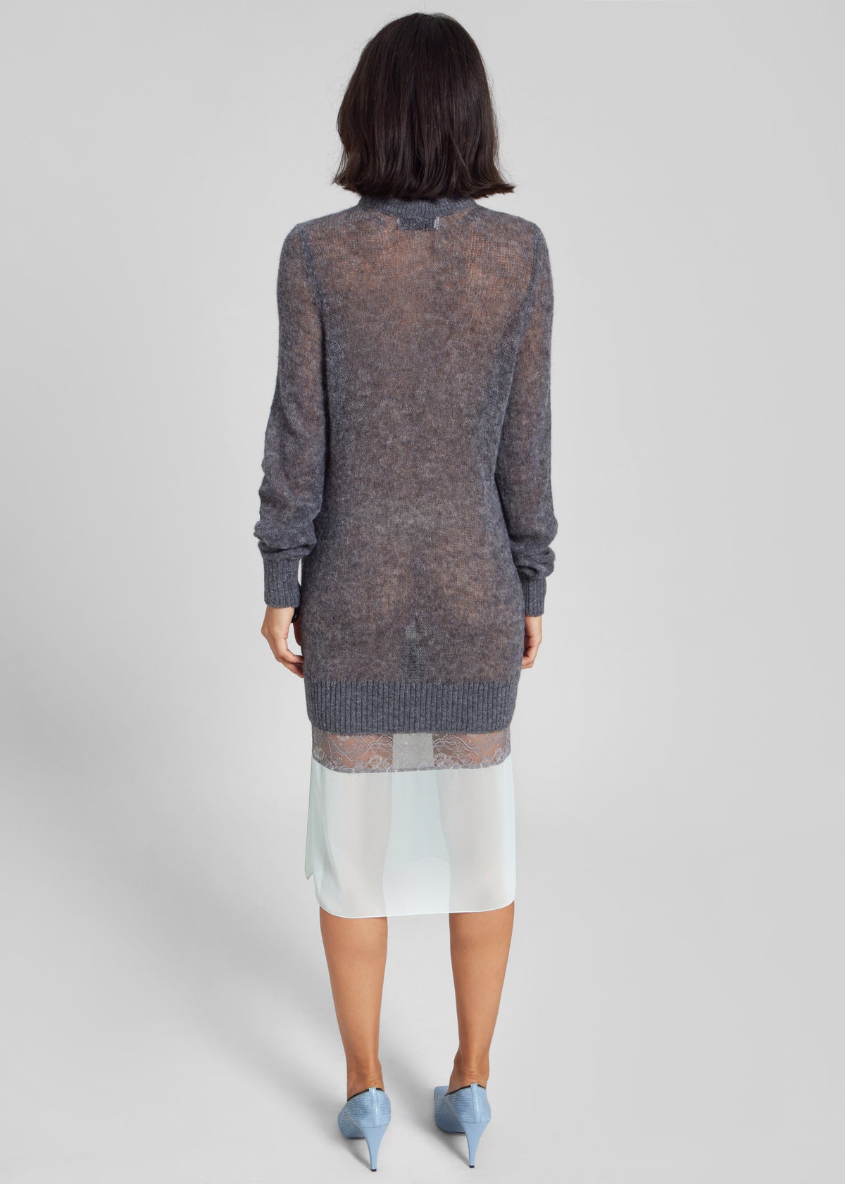 Coperni Multi Layer Pullover Dress - Grey - 5