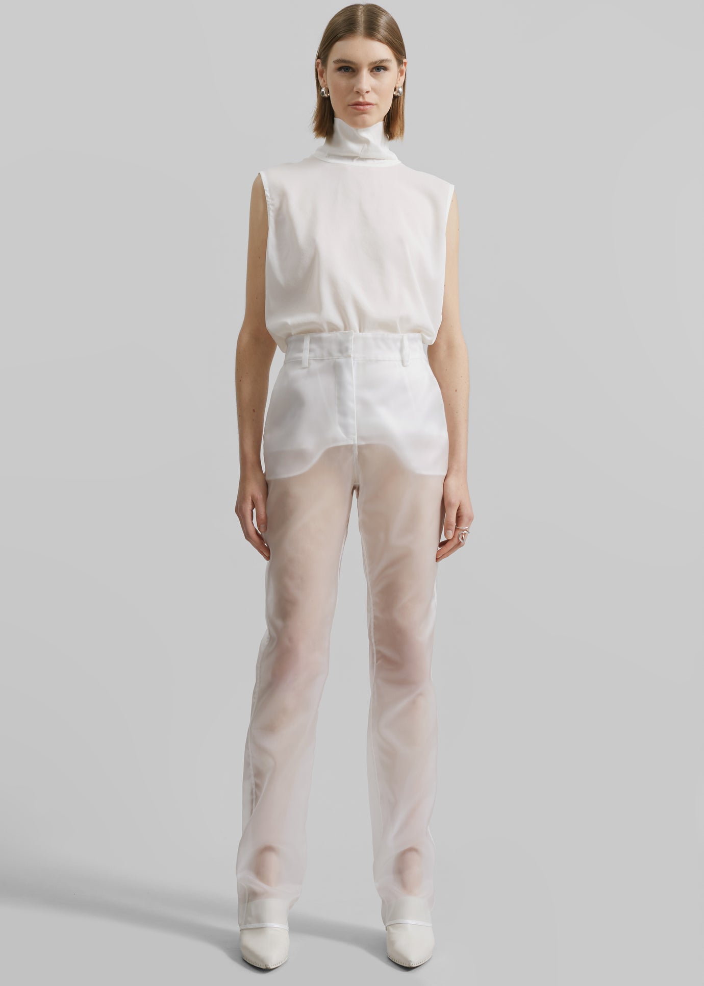 Coperni Organza Pants - Clear - 1