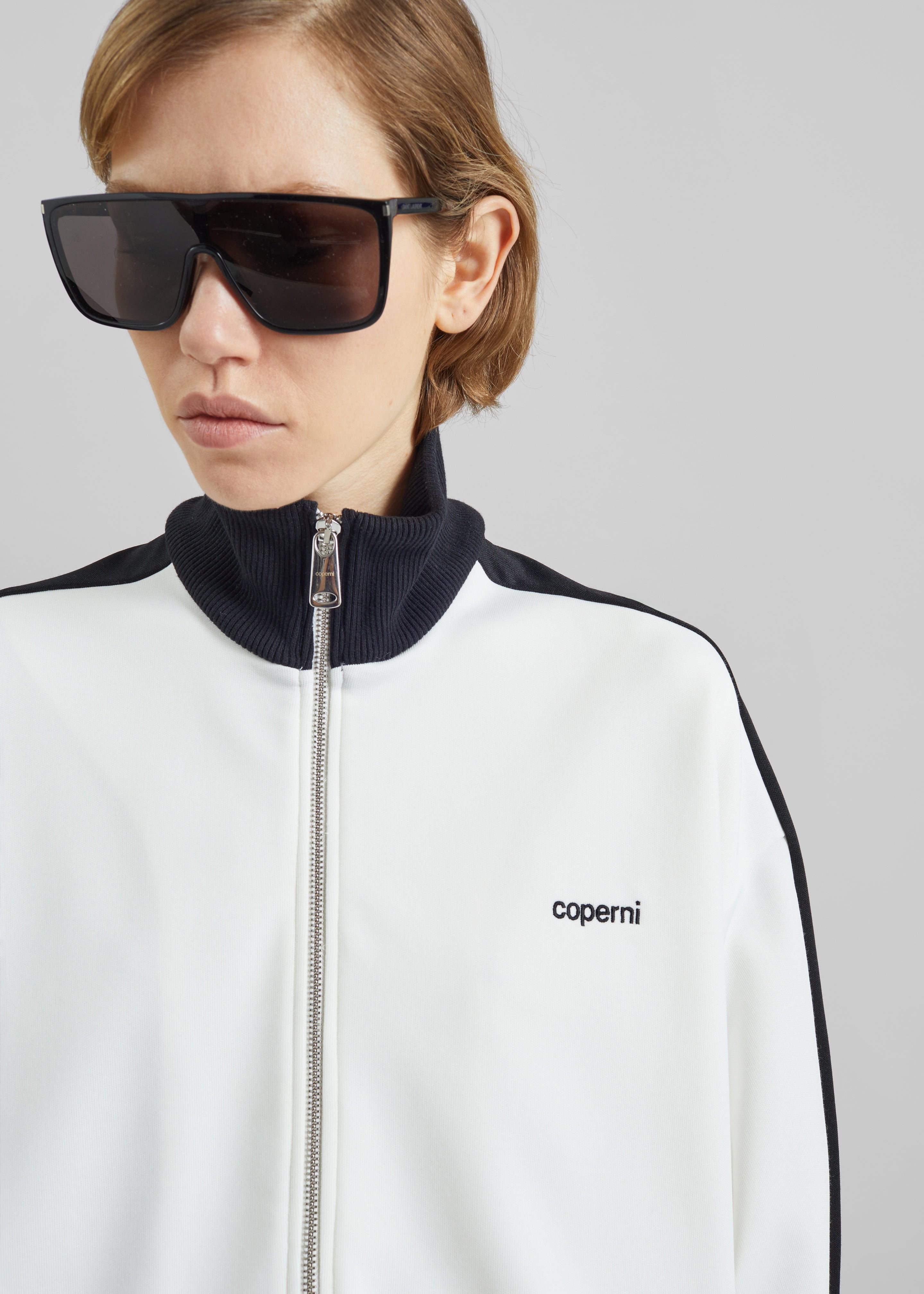 Coperni Oversized Track Jacket - White - 4
