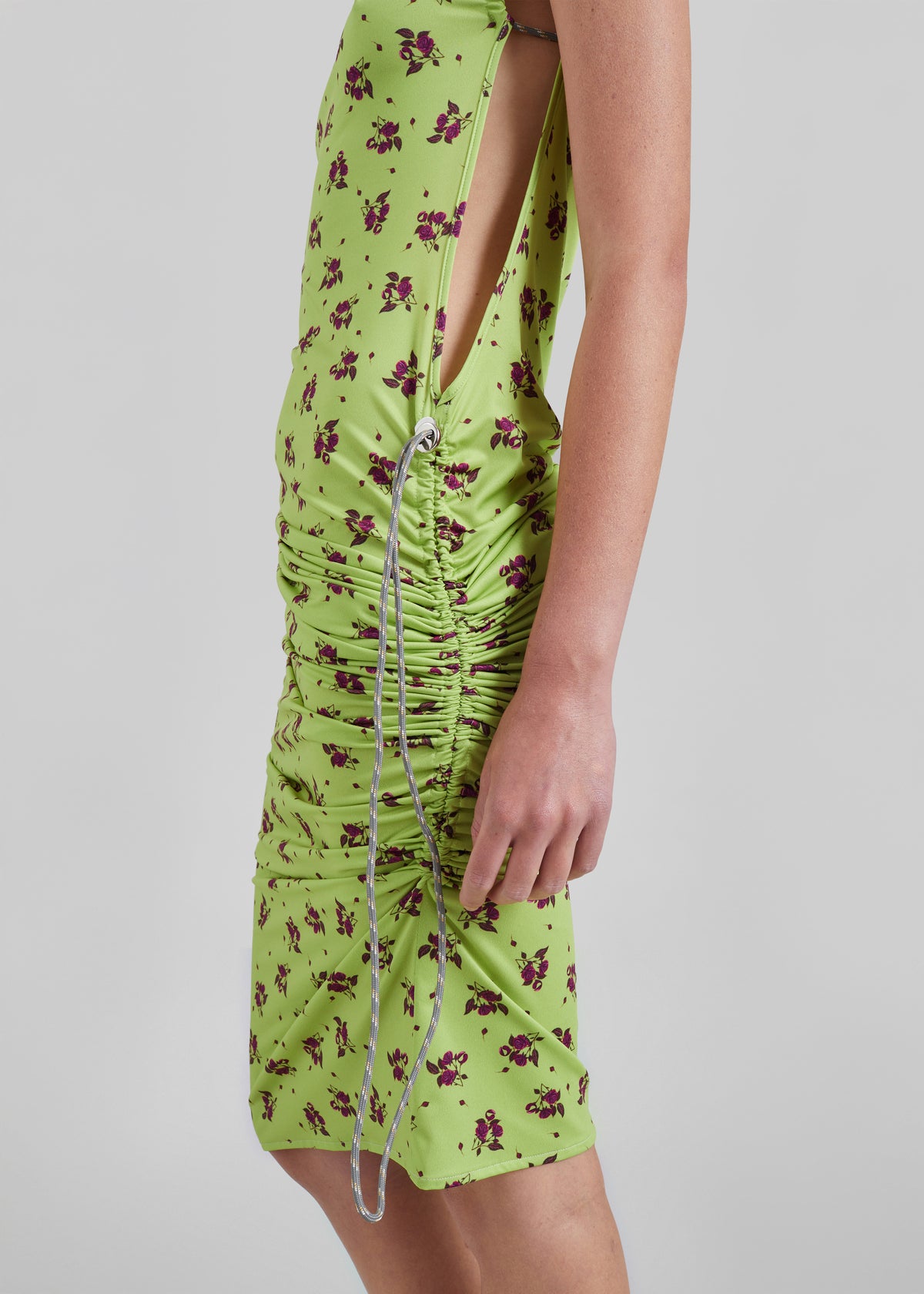 Coperni Printed Adjustable Dress - Green - 5