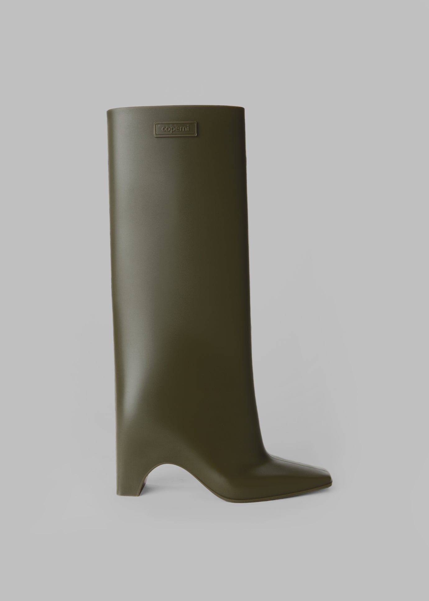 Coperni Rubber Bridge Boots - Green - 1