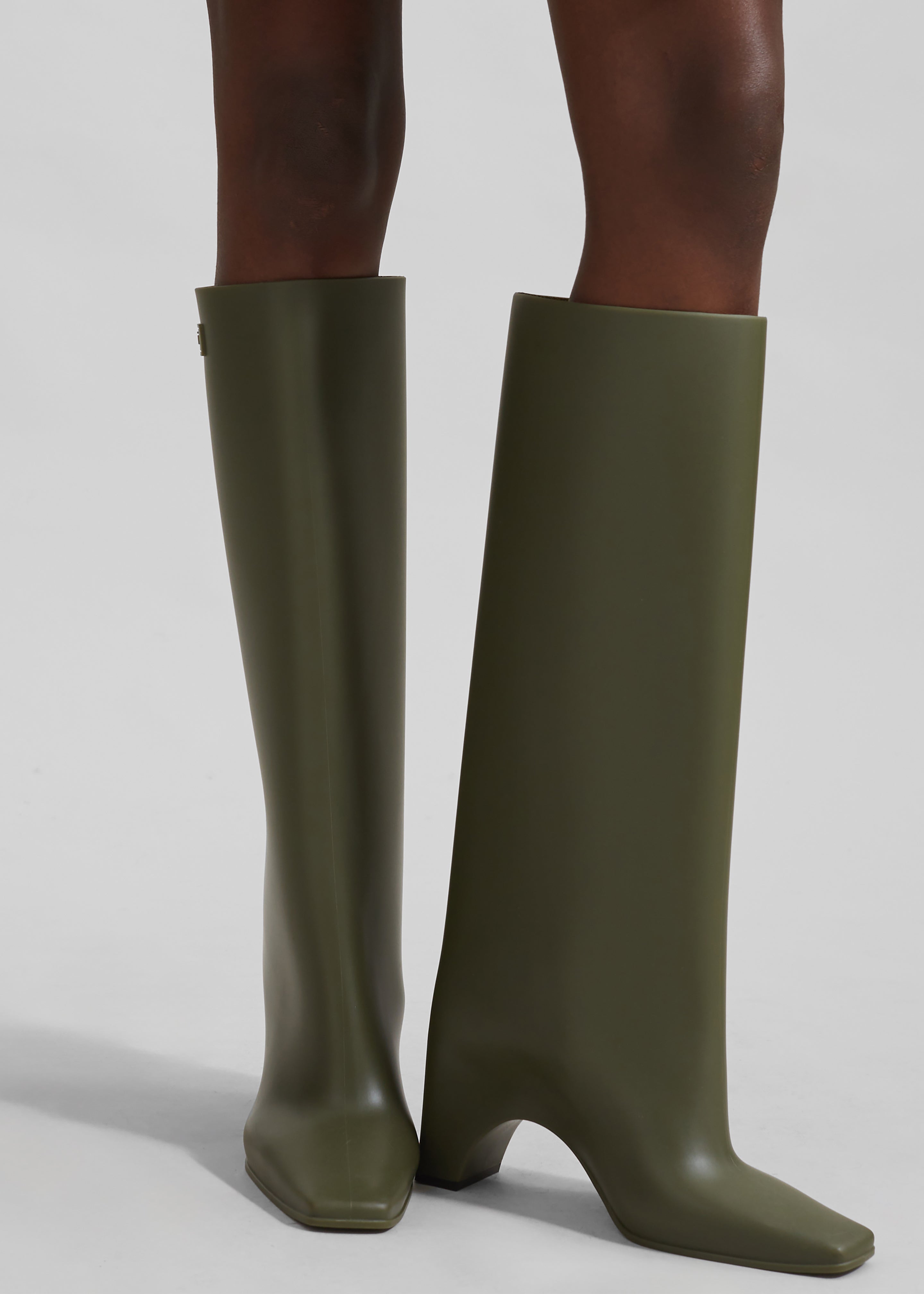 Coperni Rubber Bridge Boots - Green - 3