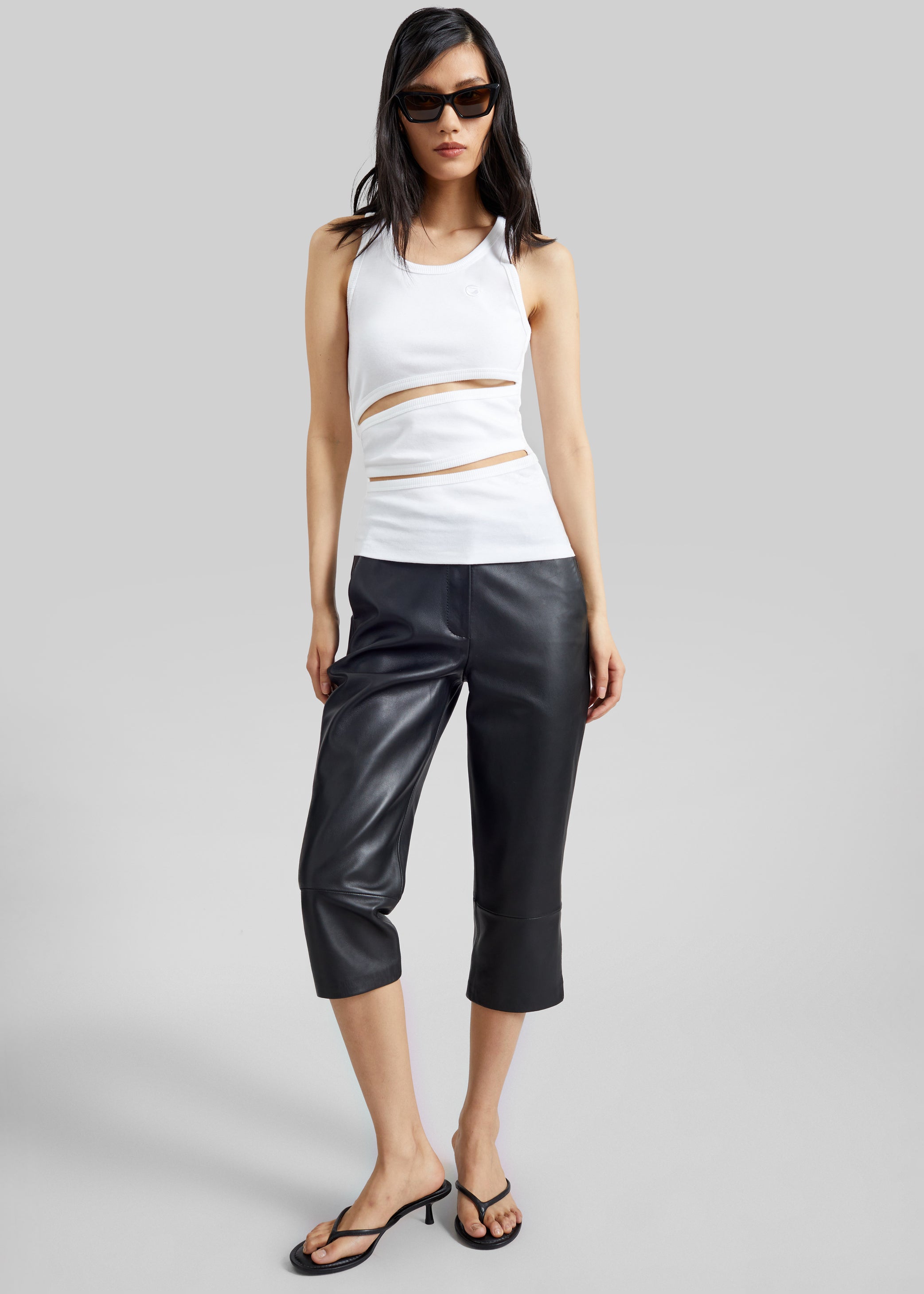 Shop the look image for Coperni Spiral Tank Top - White