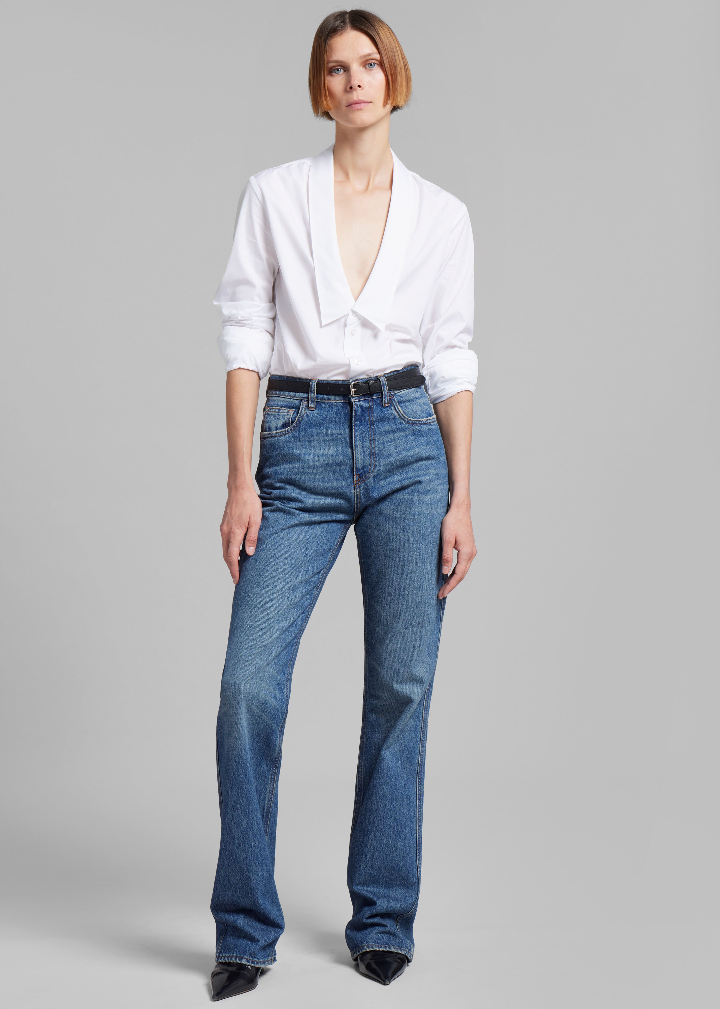 Coperni Straight Leg Denim Pants - Blue - 2