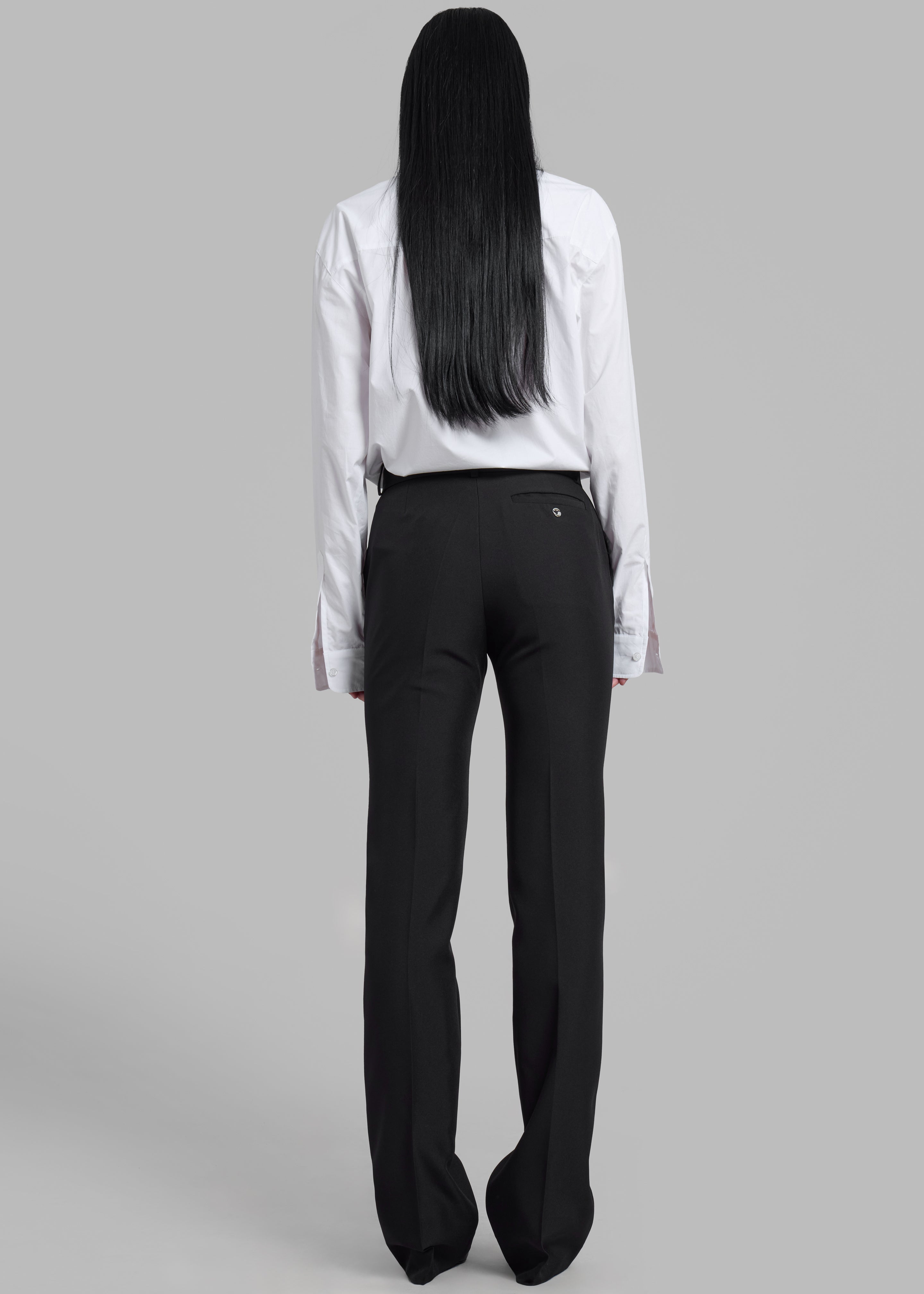 Coperni Straight Tailored Trousers - Black - 4