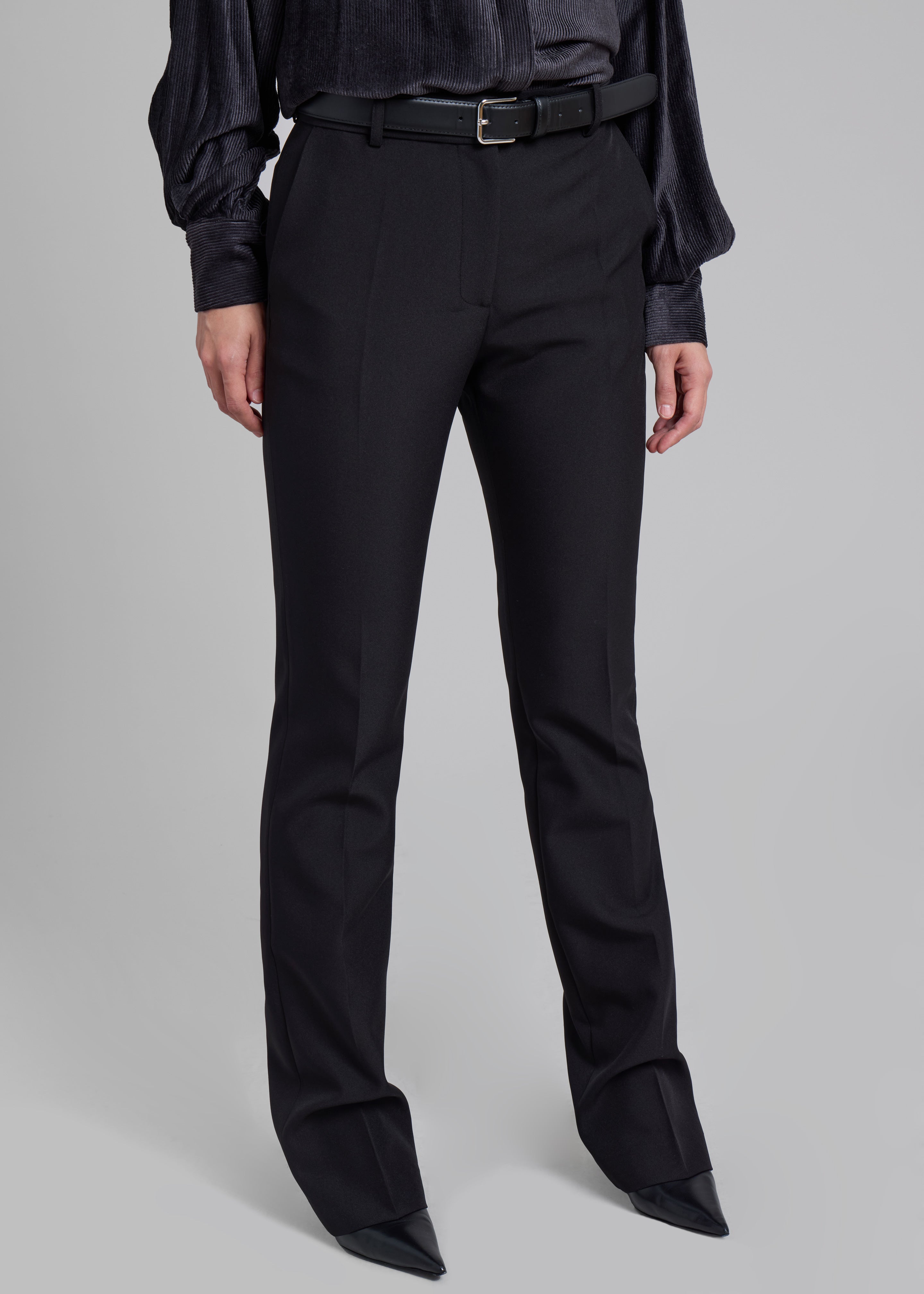 Coperni Straight Tailored Trousers - Black - 4