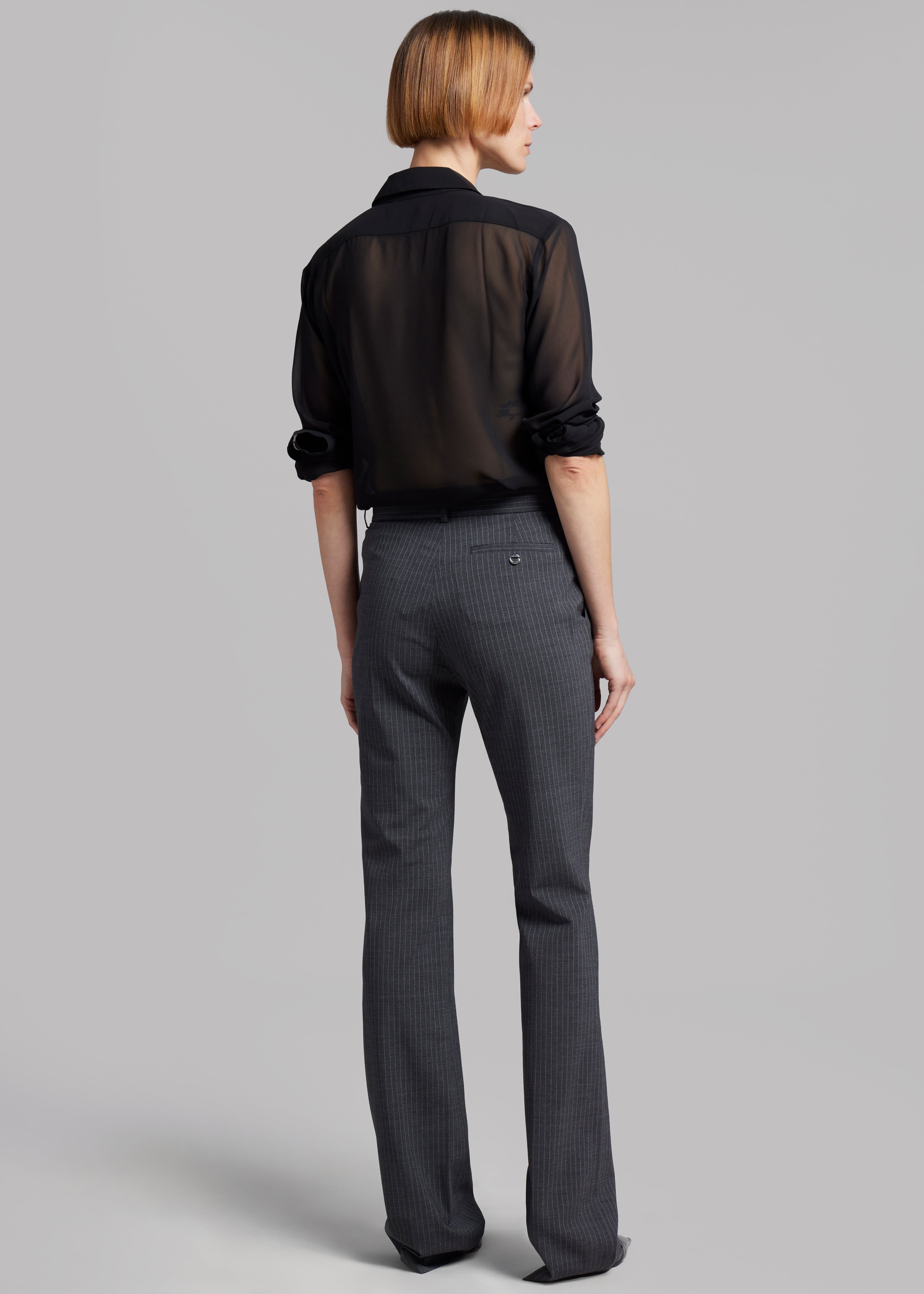 Coperni Straight Tailored Trousers - Grey - 9