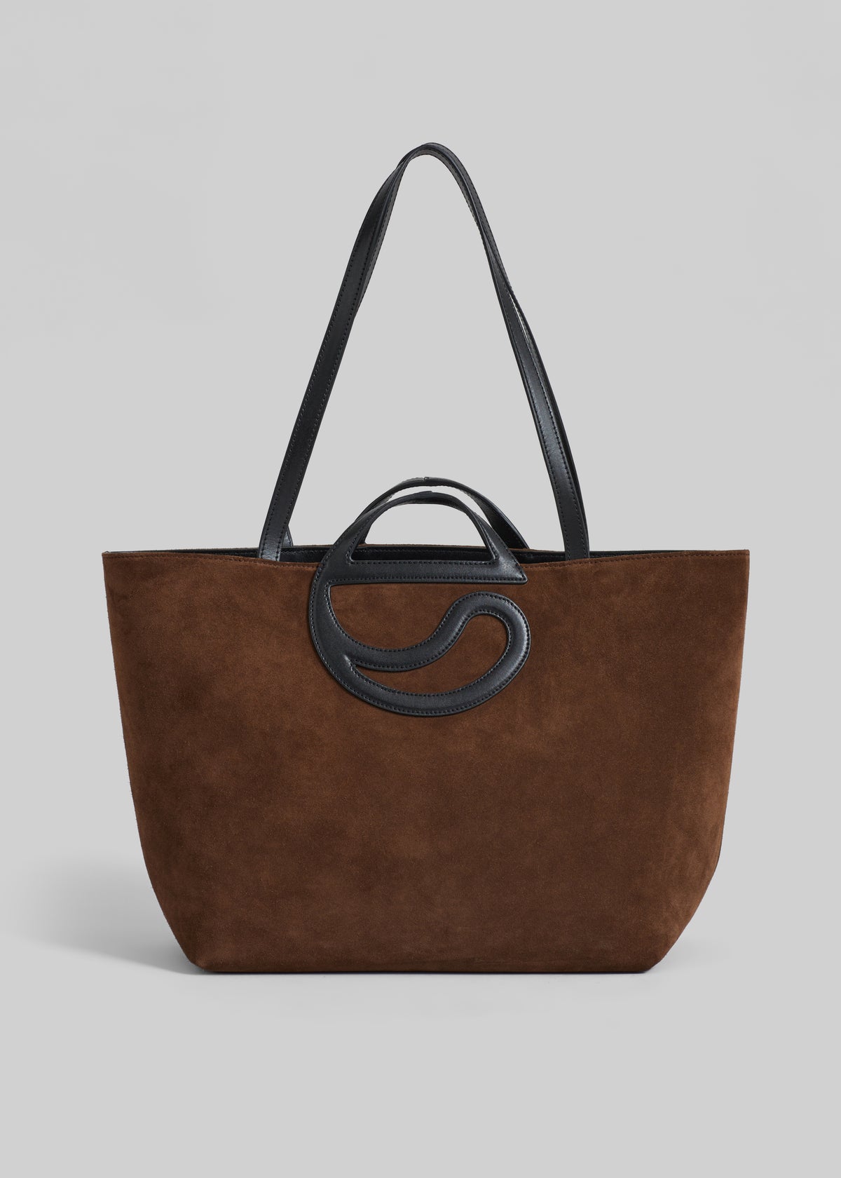 Coperni C Cabas Suede Bag - Brown - 1
