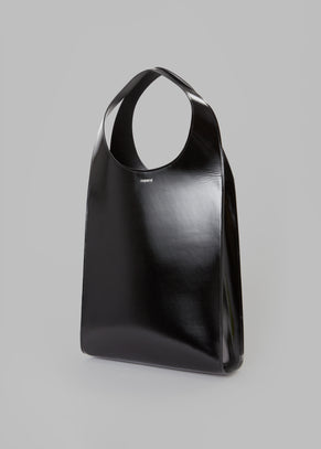 Coperni Swipe Tote Bag - Glossy Black