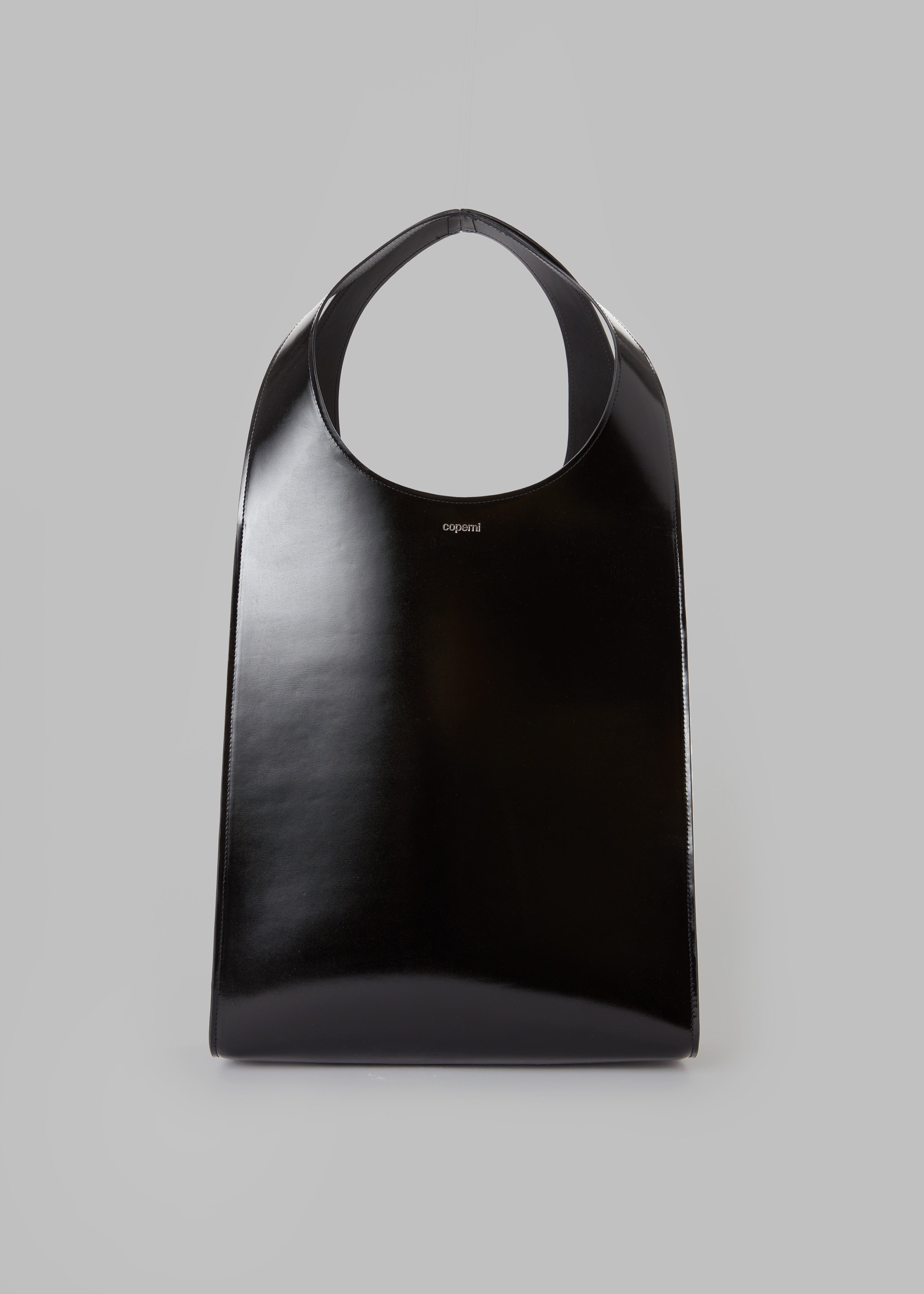 Coperni Swipe Tote Bag - Glossy Black - 3