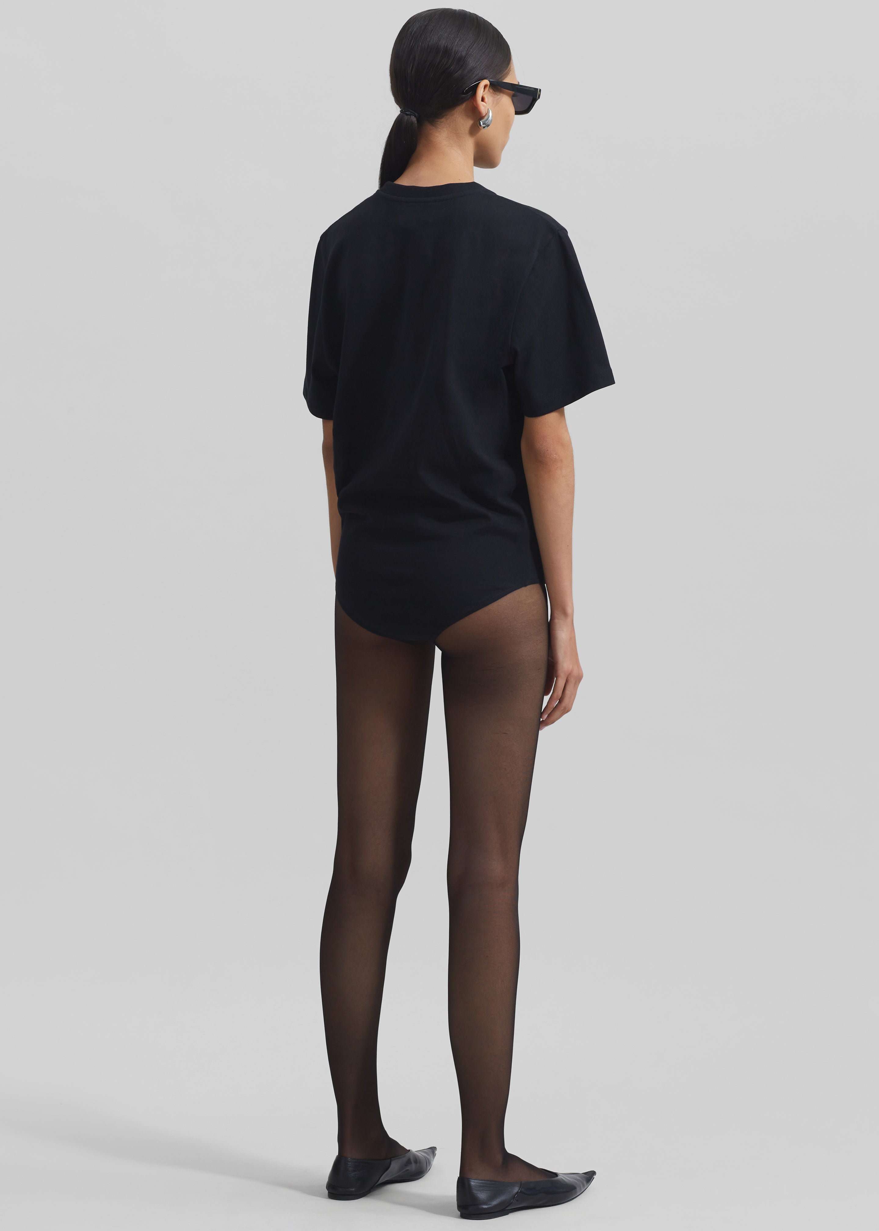 Coperni T-Shirt Bodysuit - Black - 9