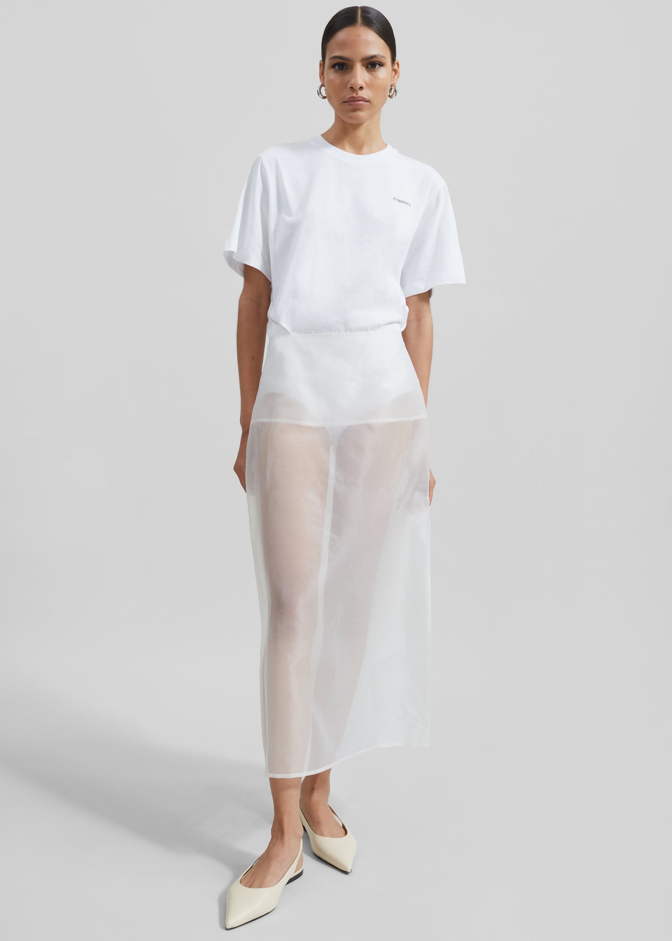 Coperni T-Shirt Bodysuit - White - 1