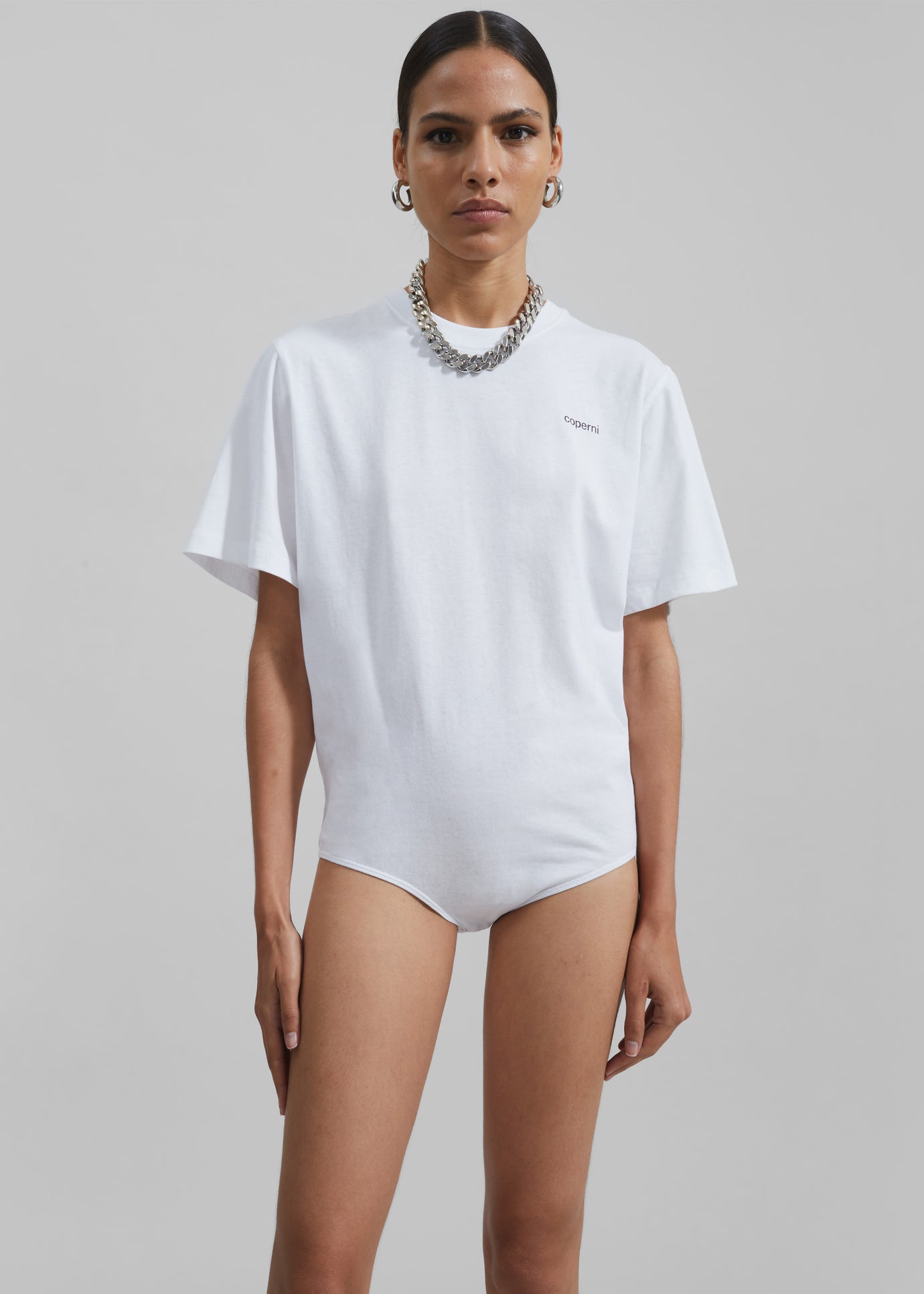 Coperni T-Shirt Bodysuit - White
