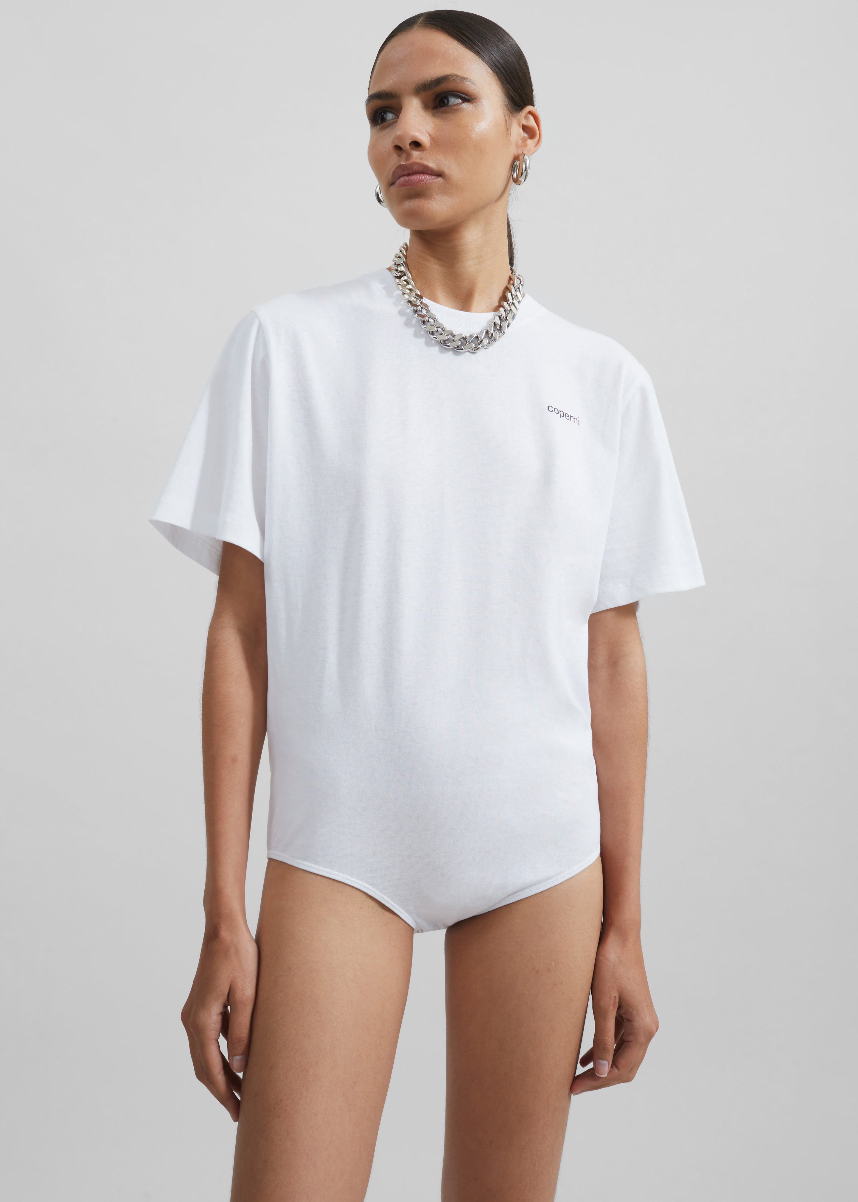 Coperni T-Shirt Bodysuit - White - 7