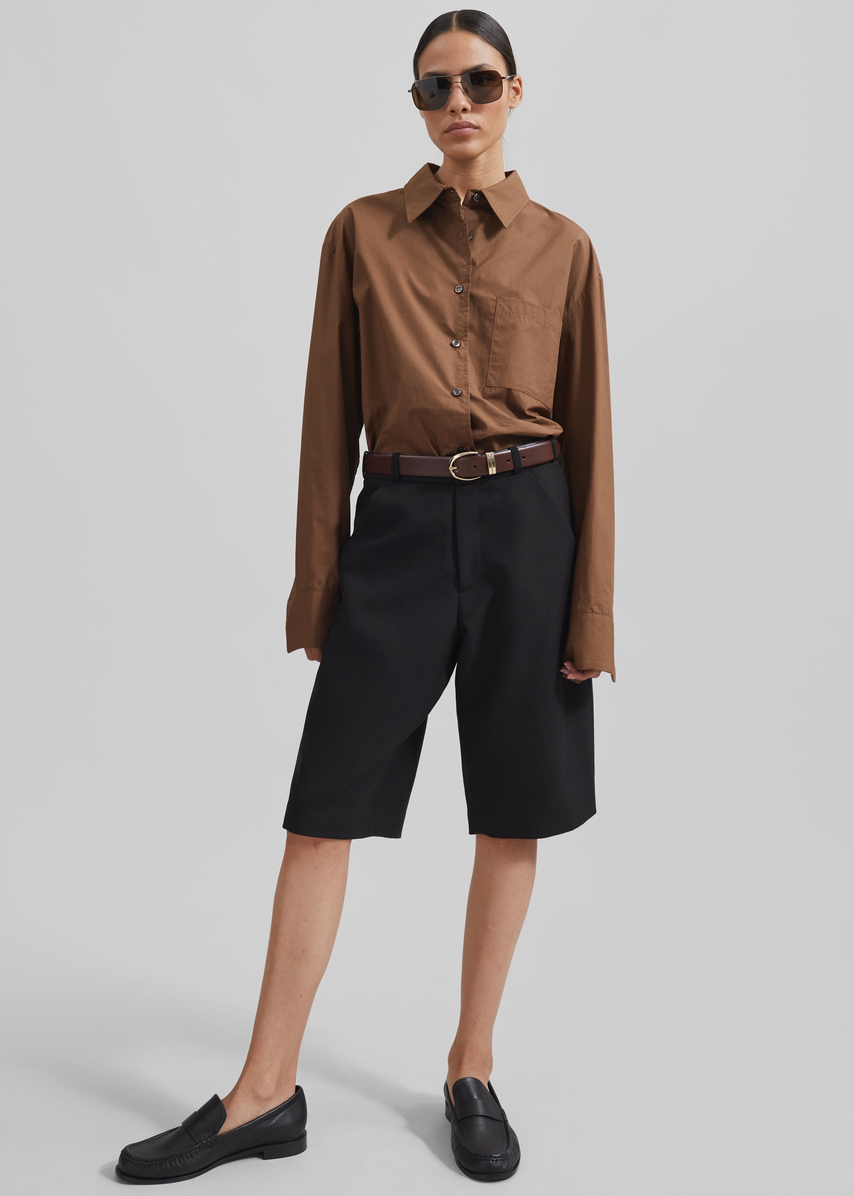 Coperni Tailored Bermuda Shorts - Black - 5