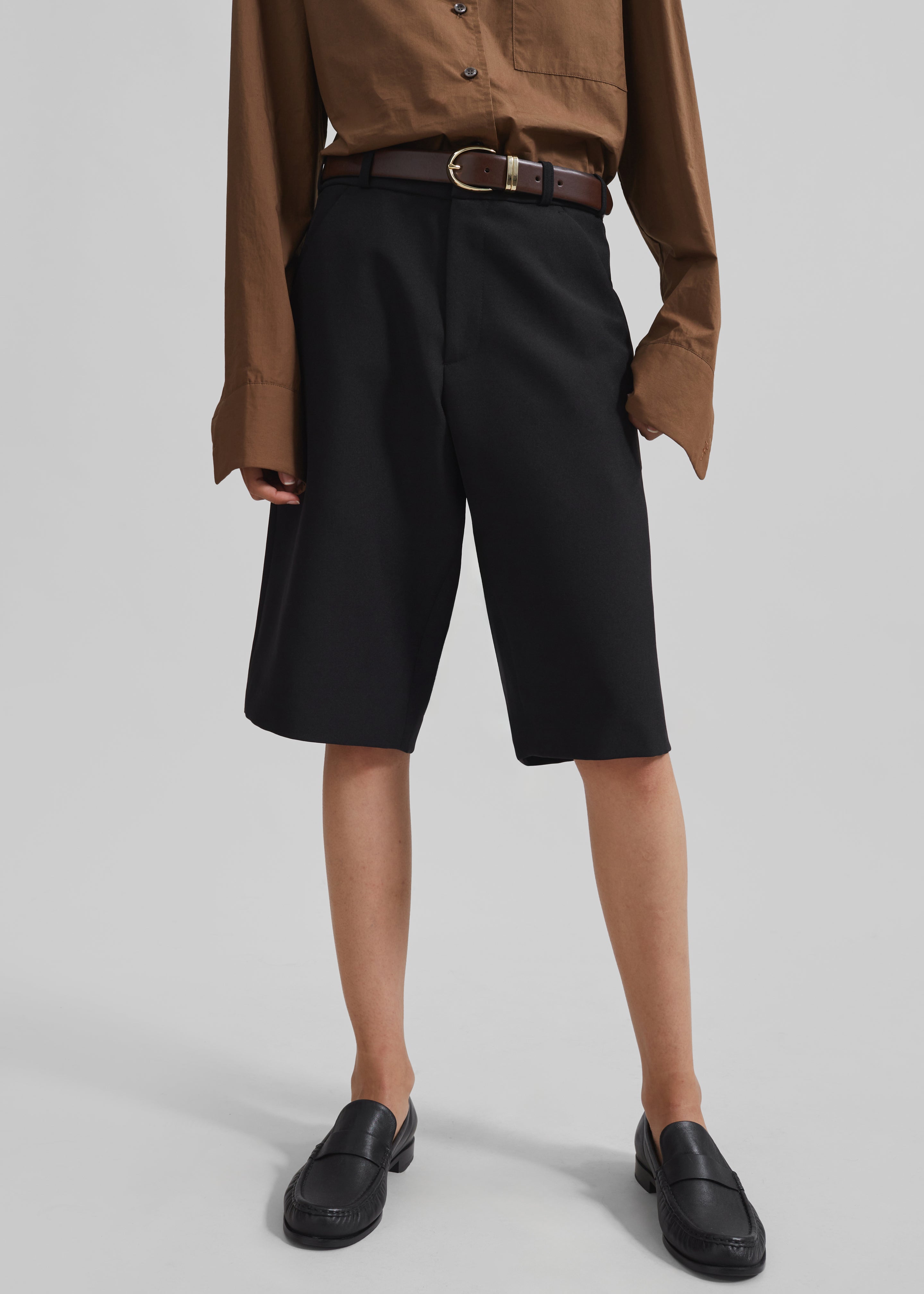 Coperni Tailored Bermuda Shorts - Black - 2