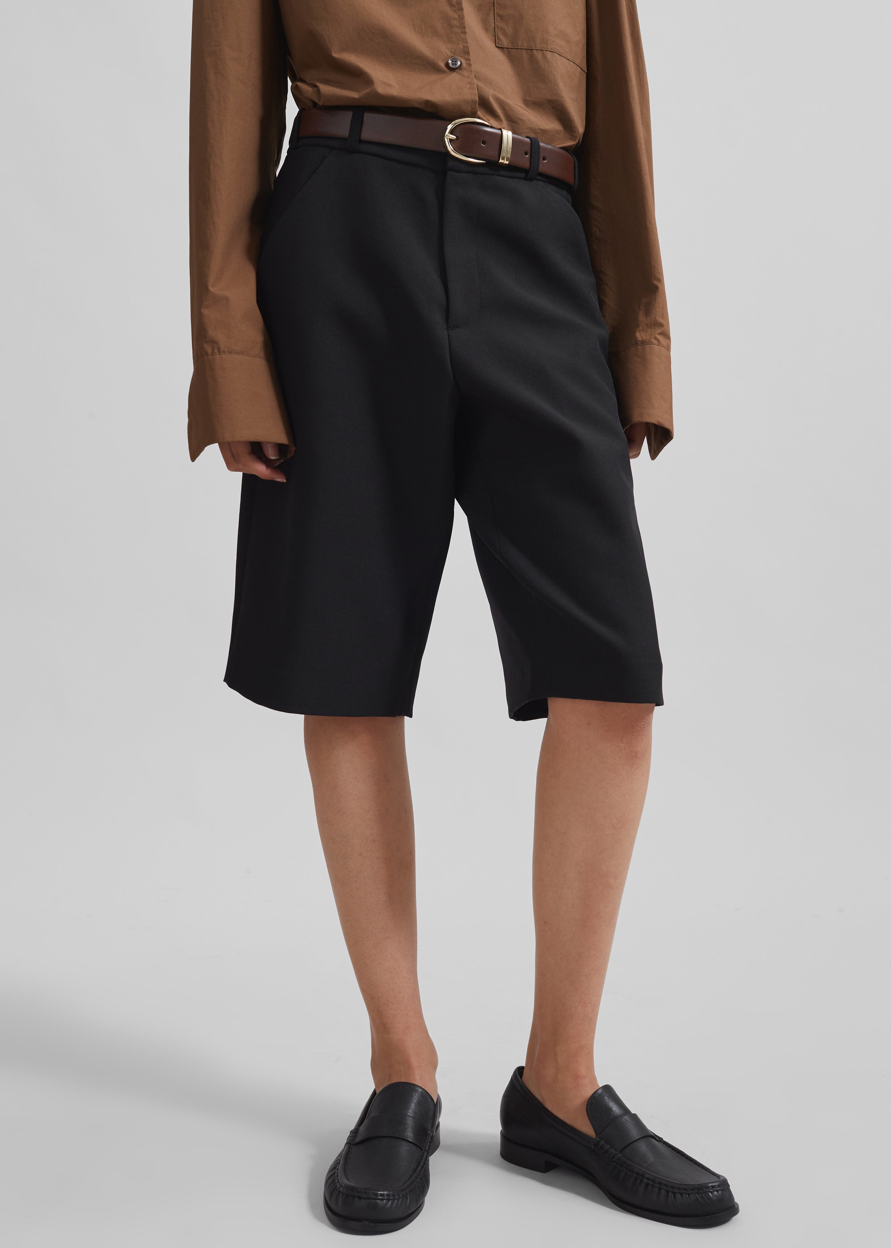 Coperni Tailored Bermuda Shorts - Black - 4