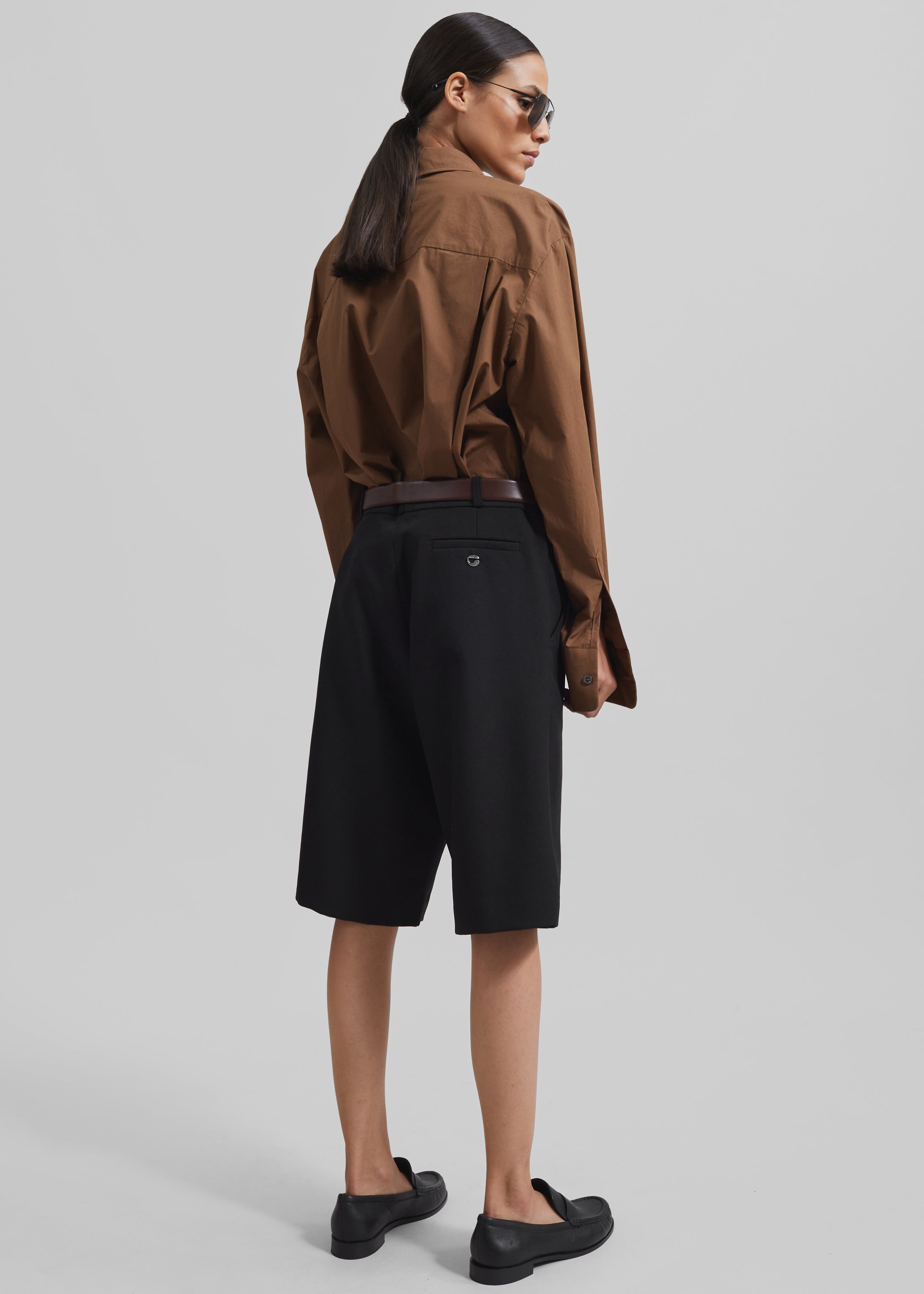 Coperni Tailored Bermuda Shorts - Black - 6