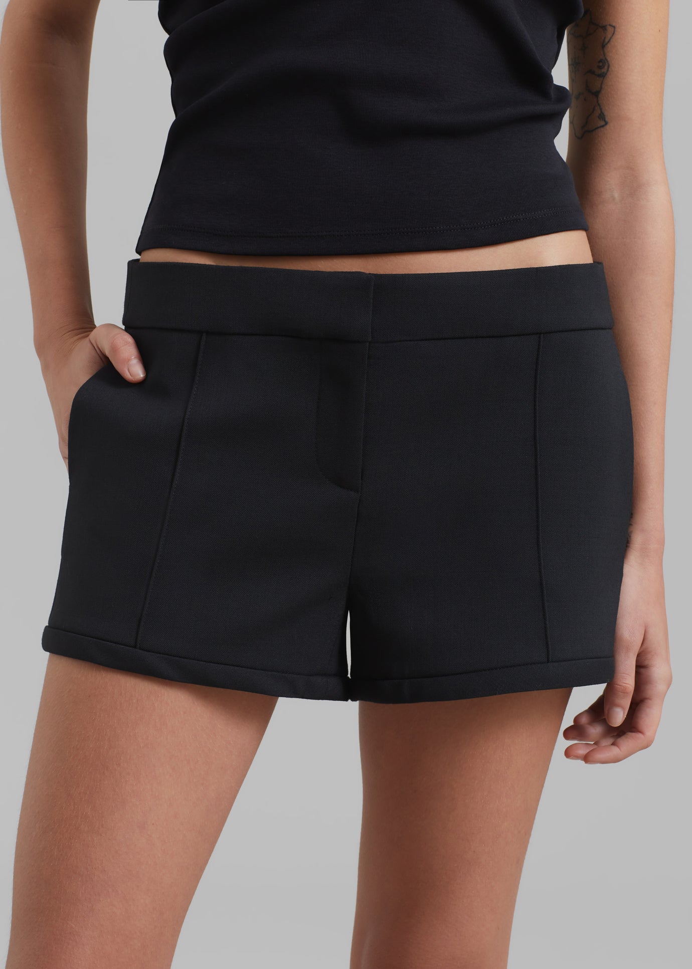 Coperni Tailored Shorts - Black - 1
