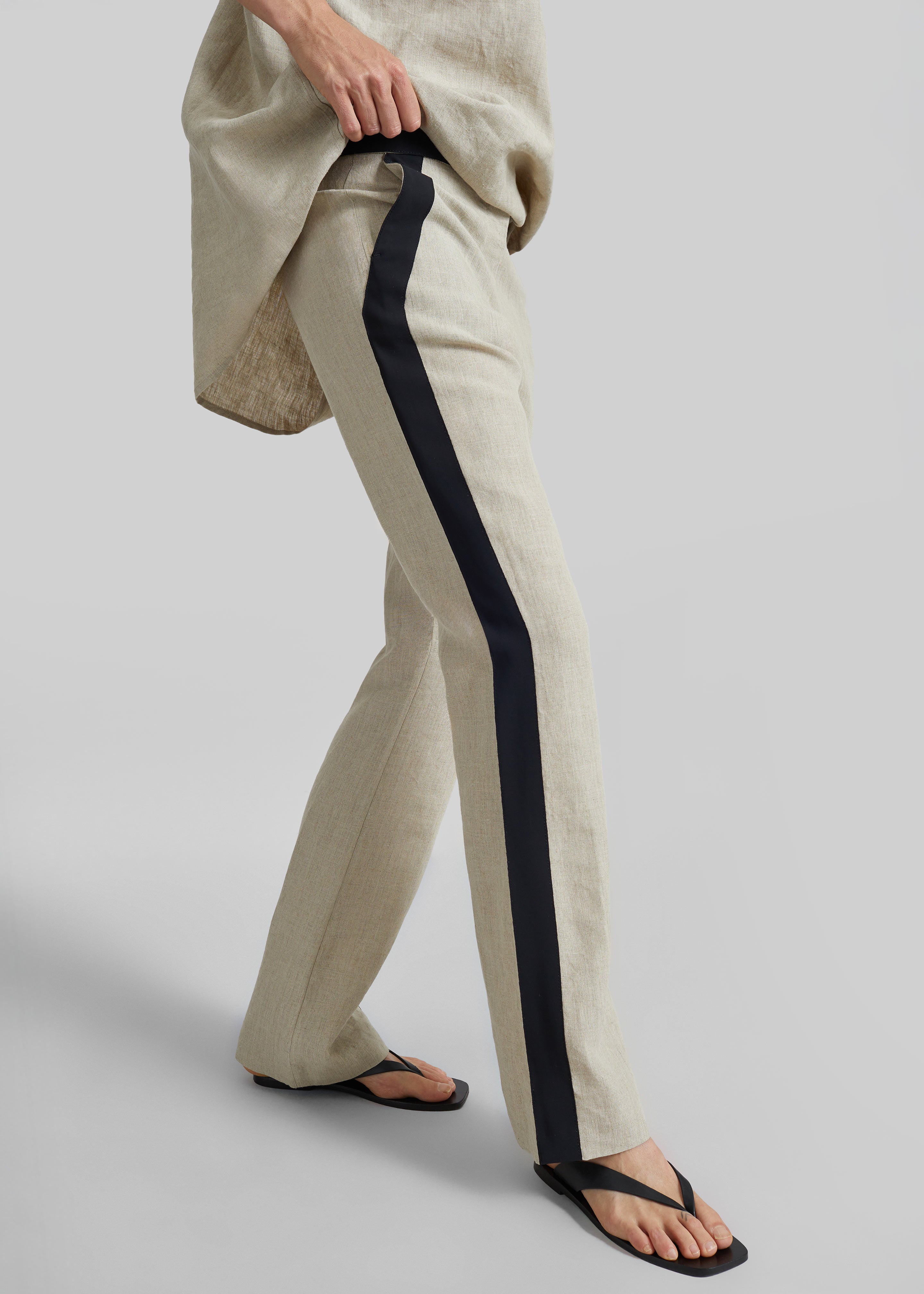 Coperni Taped Tailored Pants - Beige - 2