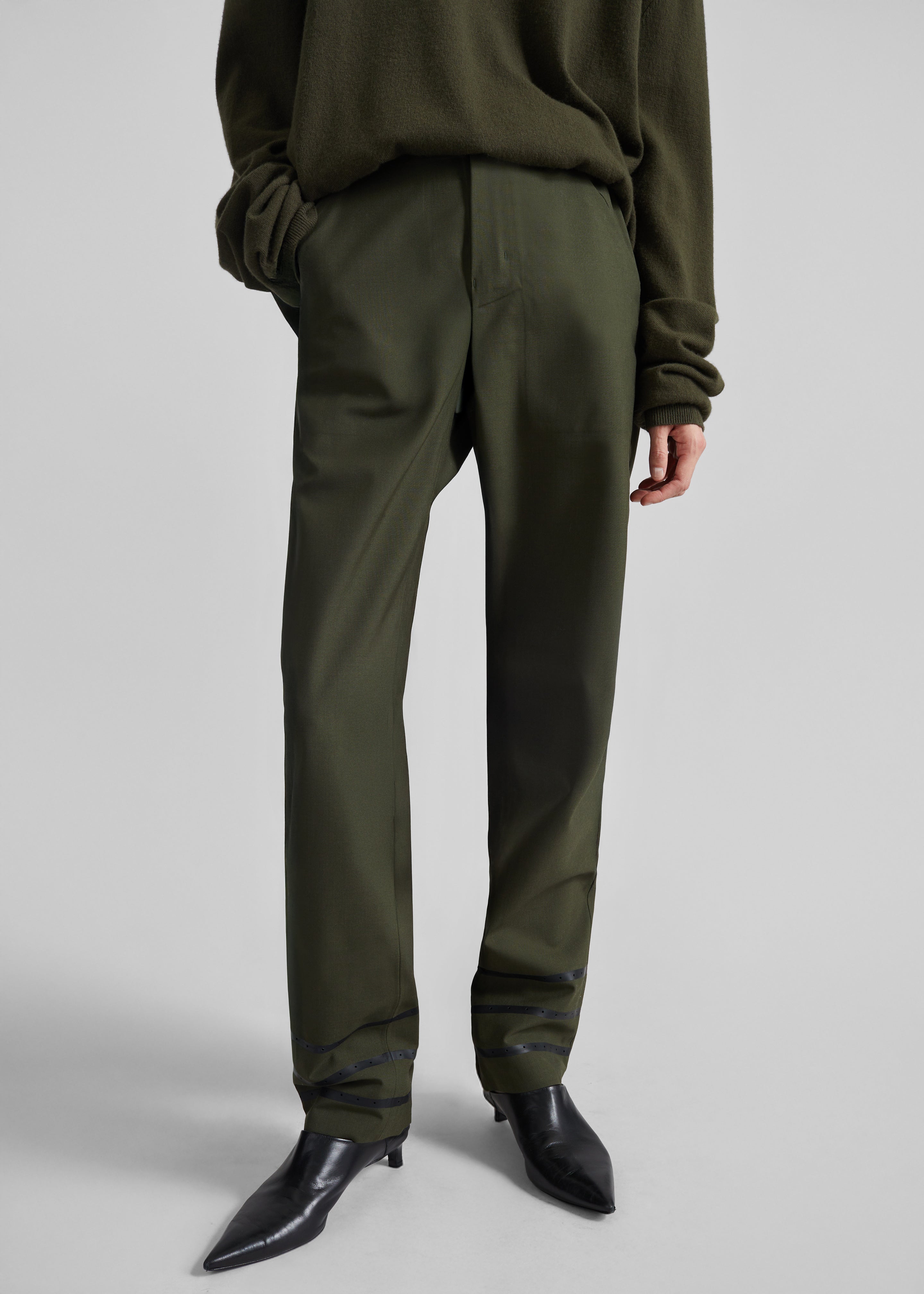 Coperni Technical Tailored Pants - Green - 1
