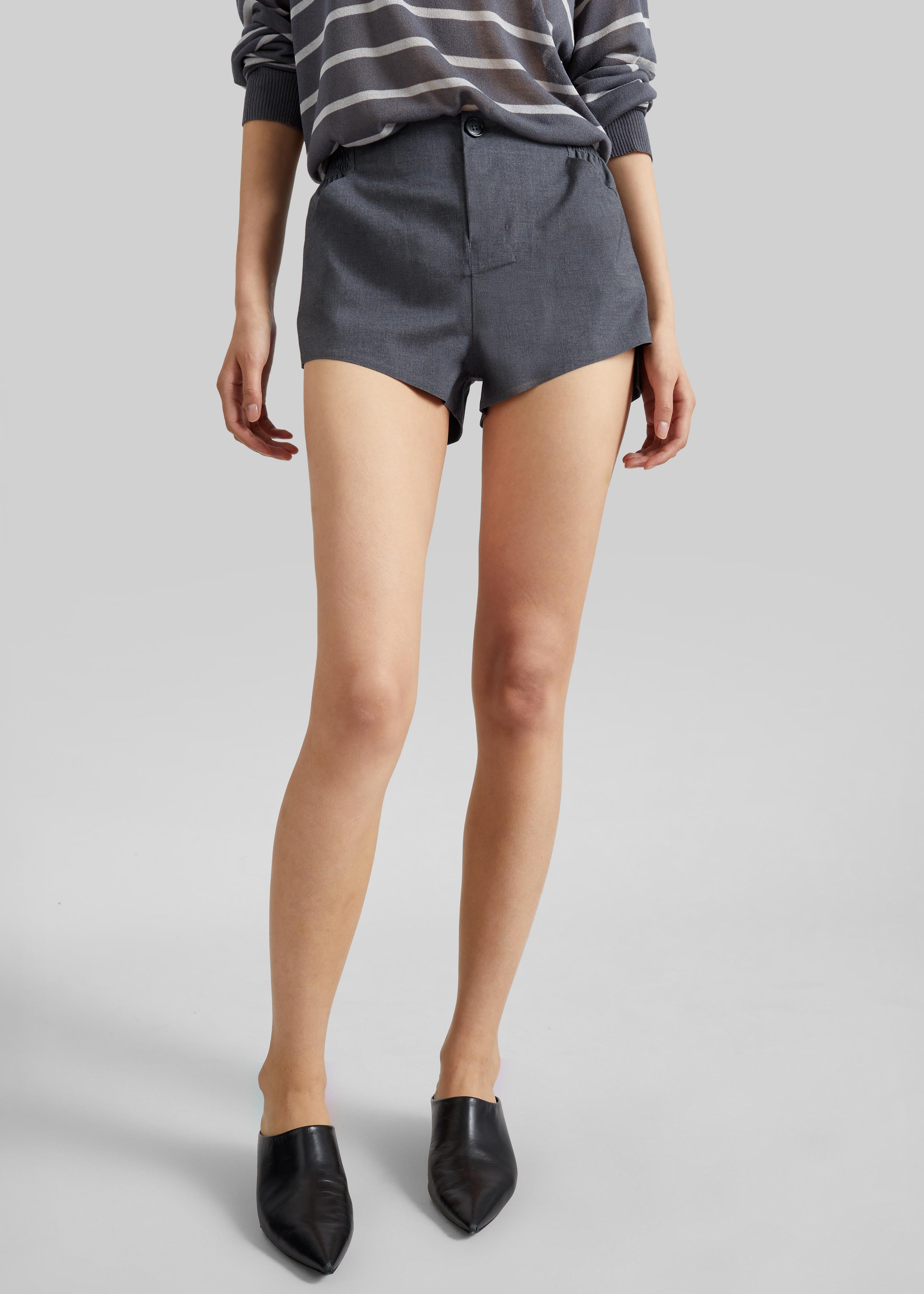 Coperni Technical Tailored Shorts - Grey – The Frankie Shop