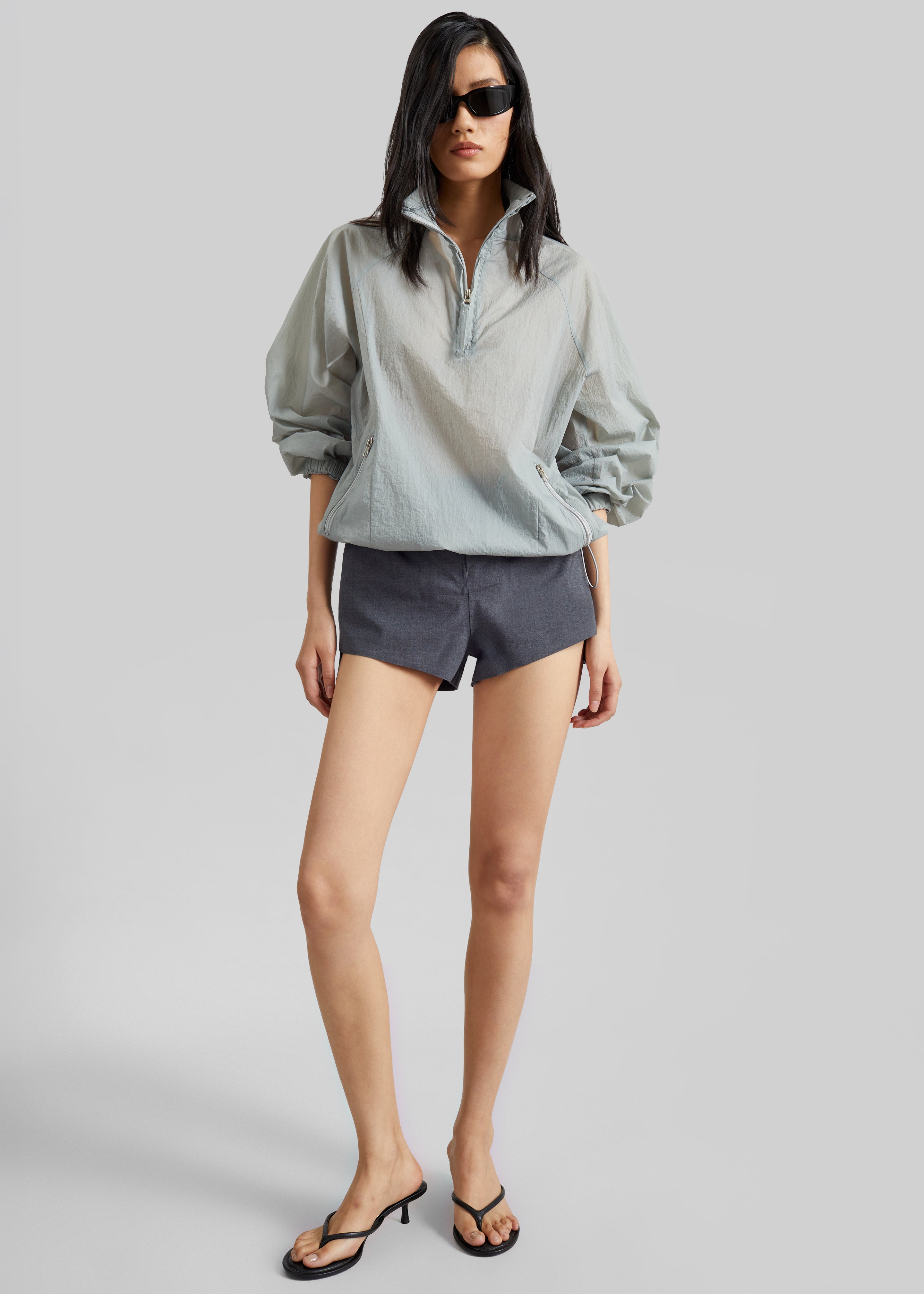 Coperni Technical Tailored Shorts - Grey – The Frankie Shop