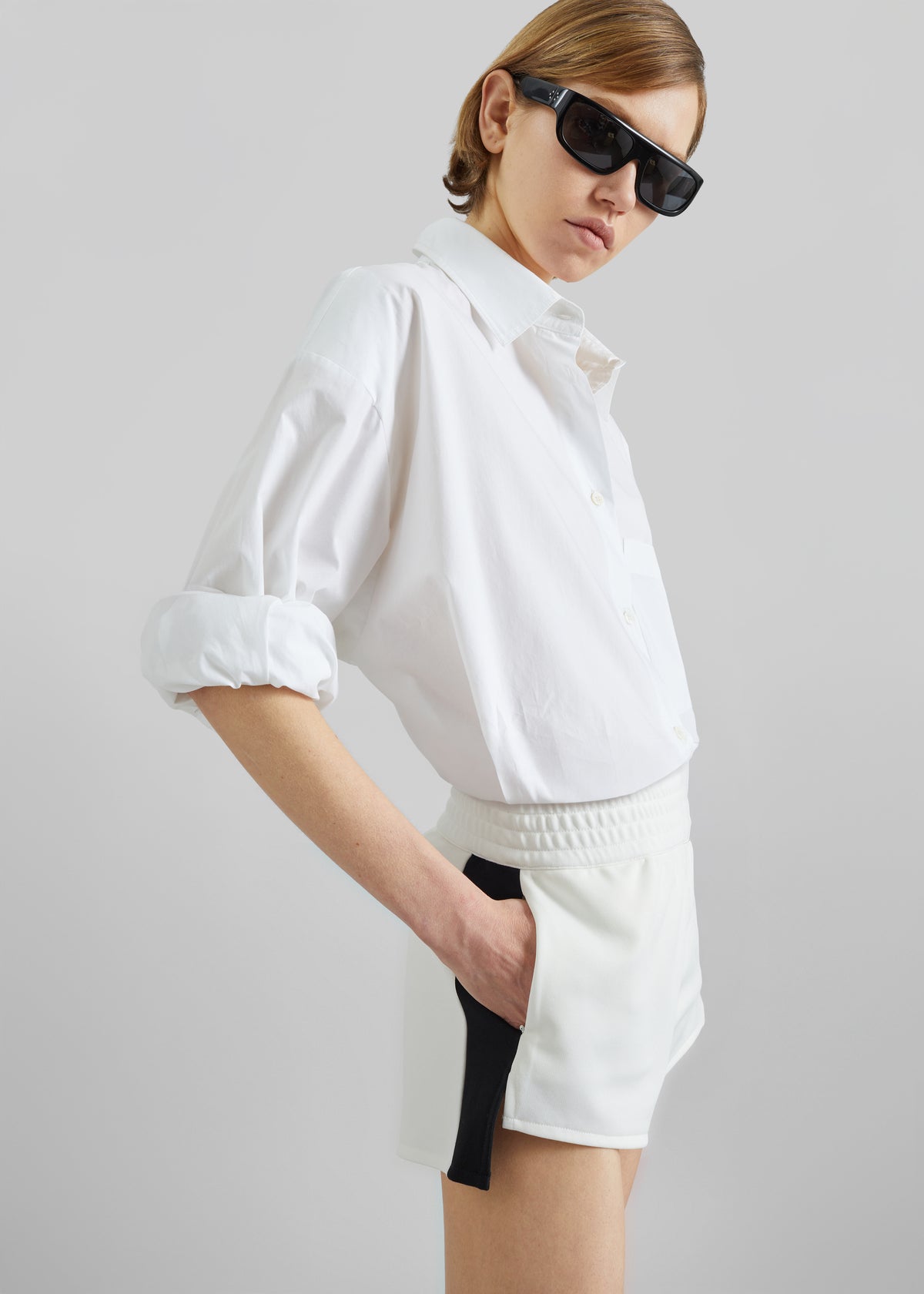Coperni Track Shorts - White - 5